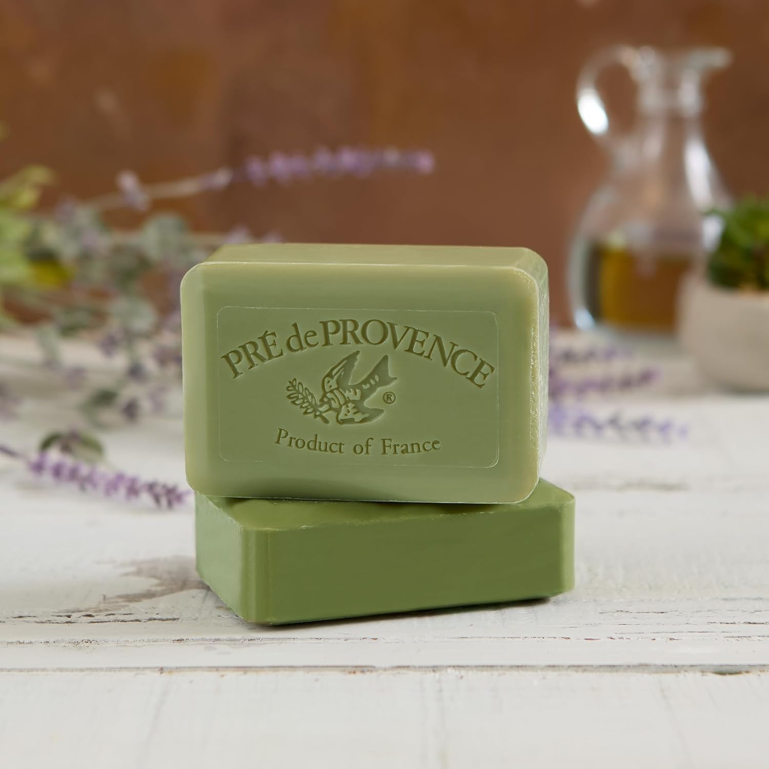 Natural French Soap with Organic Shea Butter – Soothing Olive Oil & Lavender