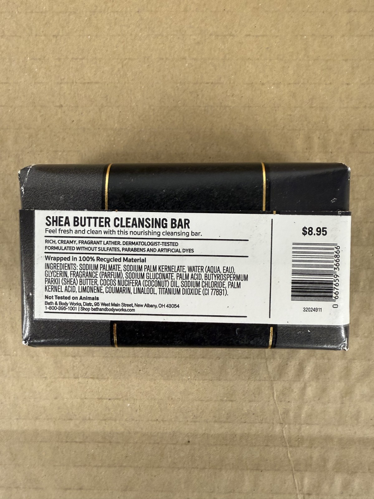 Bath & Body Works Noir Shea Butter Cleansing Bar Soap Sealed 5 oz MULTIPACK NEW