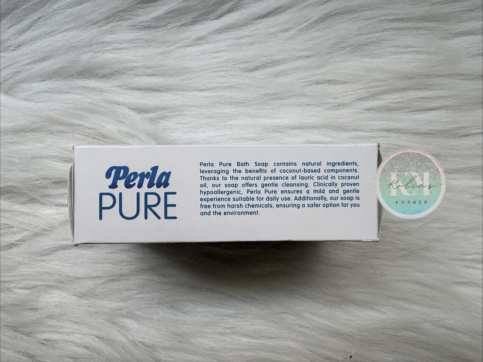 3 BARS Perla Pure Bath Pure Coconut Oil