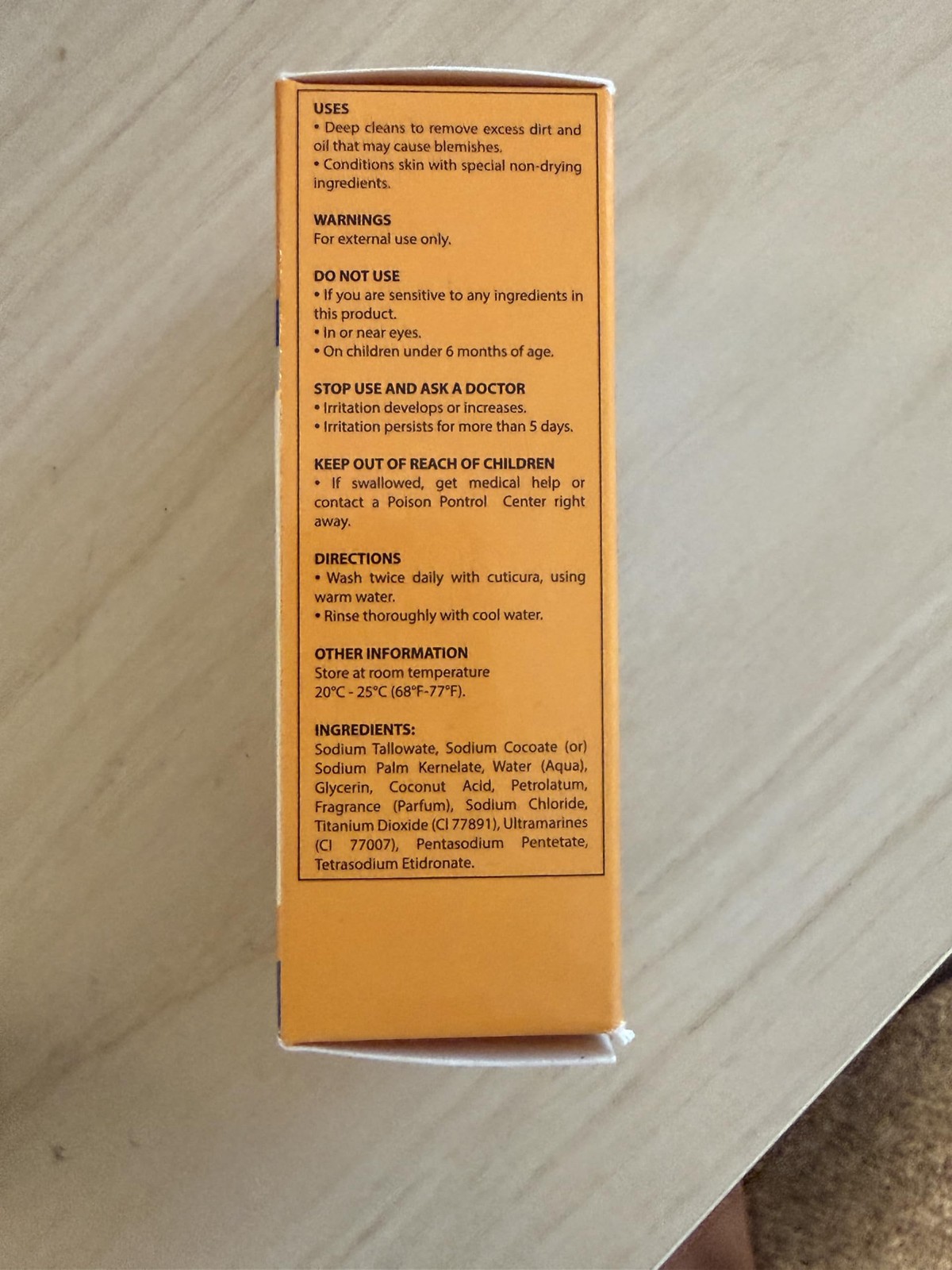 Official Deep Cleansing Face and Body Soap – 5.25 oz (Pack of 3)