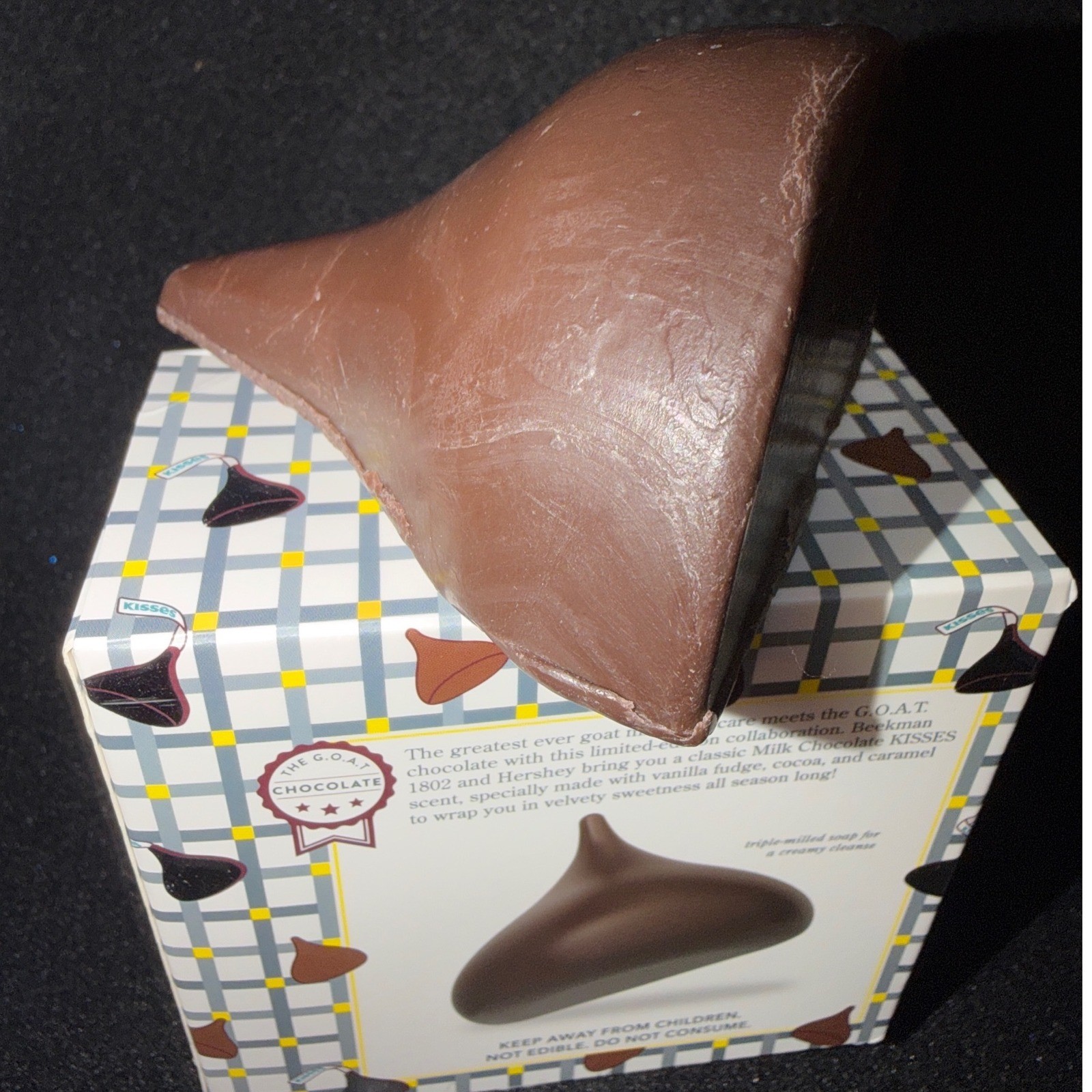 Beekman 1802 Hershey’s Milk Chocolate Kisses Scented Goat Milk Soap 3.5oz New