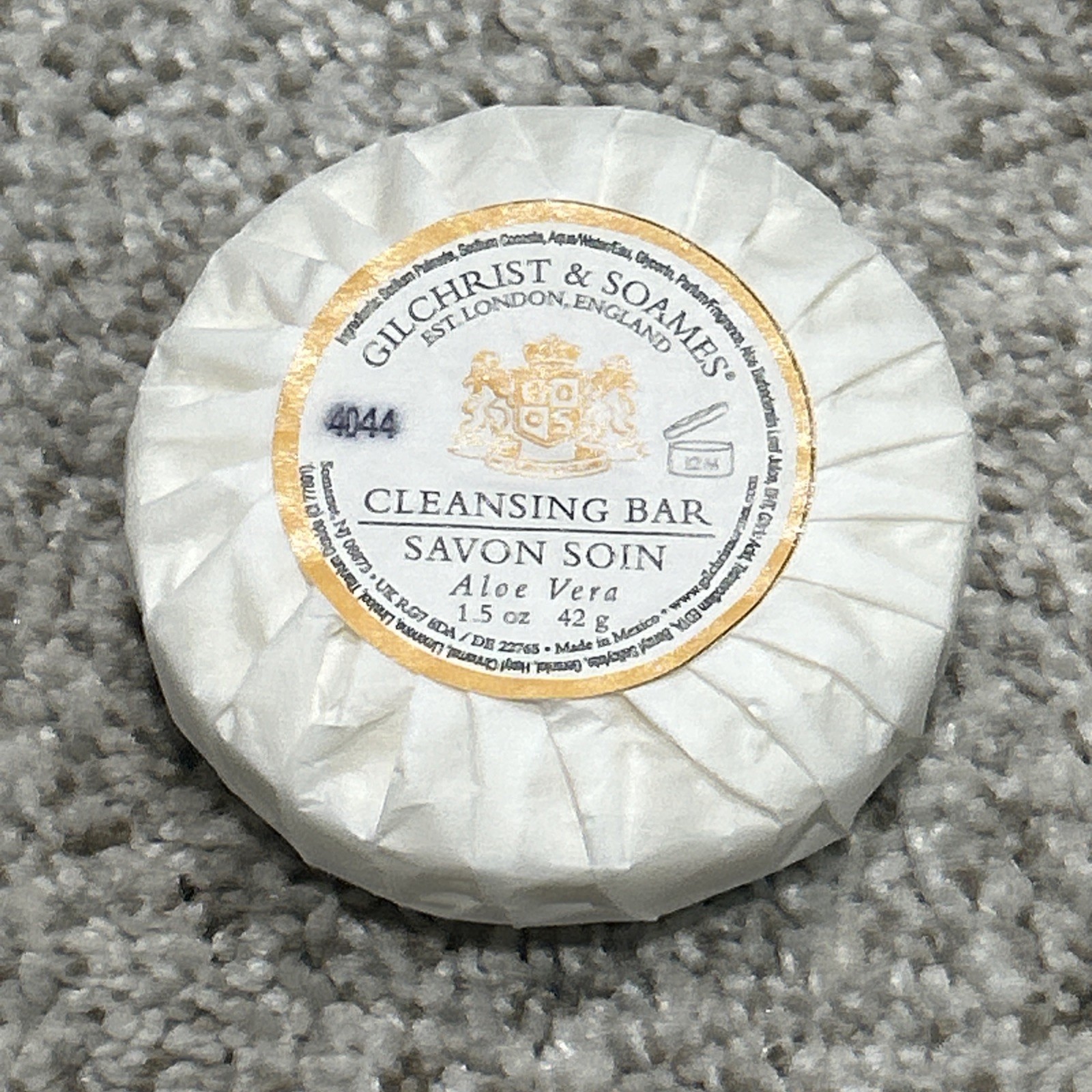 Gilchrist & Soames Cleansing Bar – Aloe Vera – 1.5 oz. Lot of 8 Soap