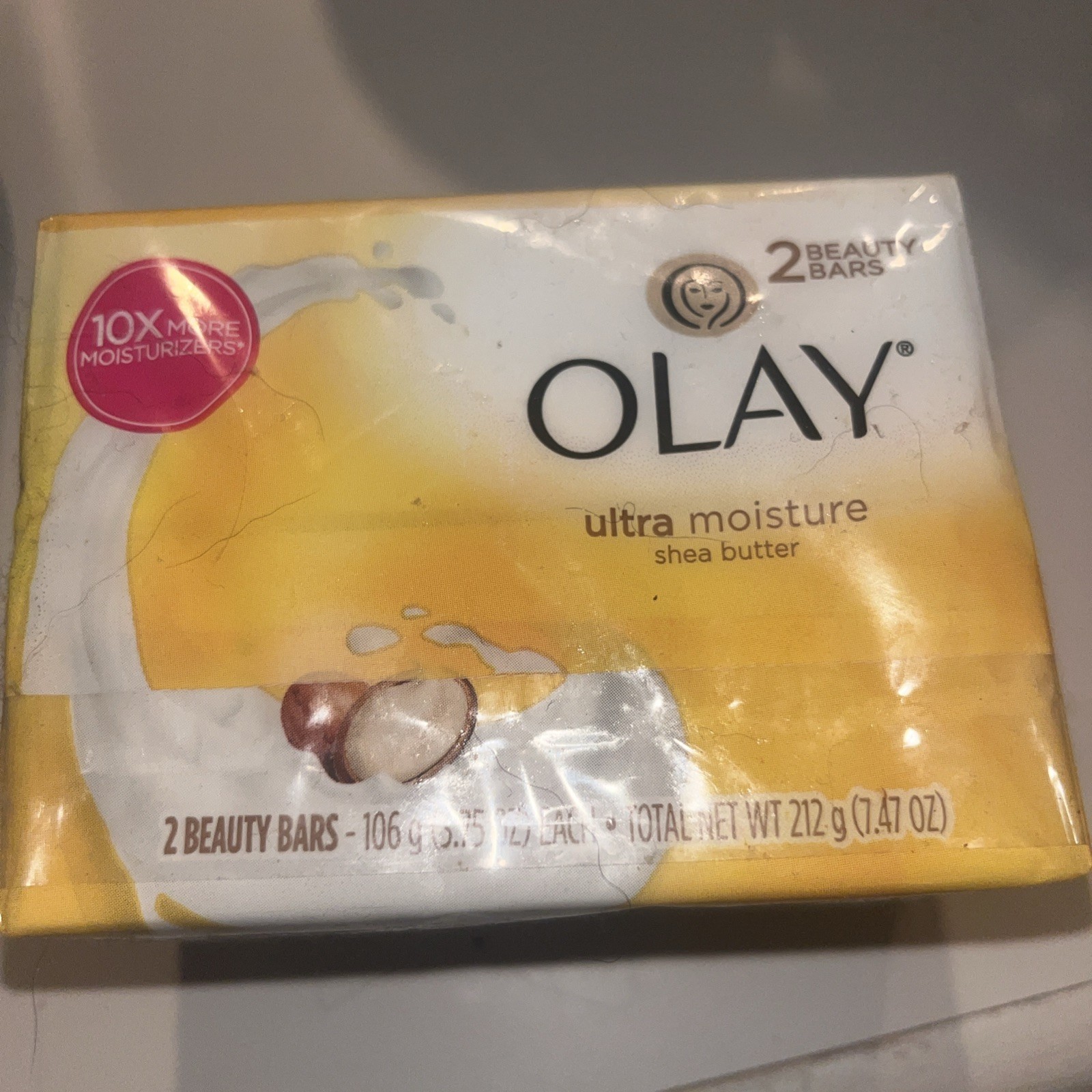 Olay Ultra Moisture Beauty Bar Shea Butter 10x Moisturizer 2 Bars. Rare Soap