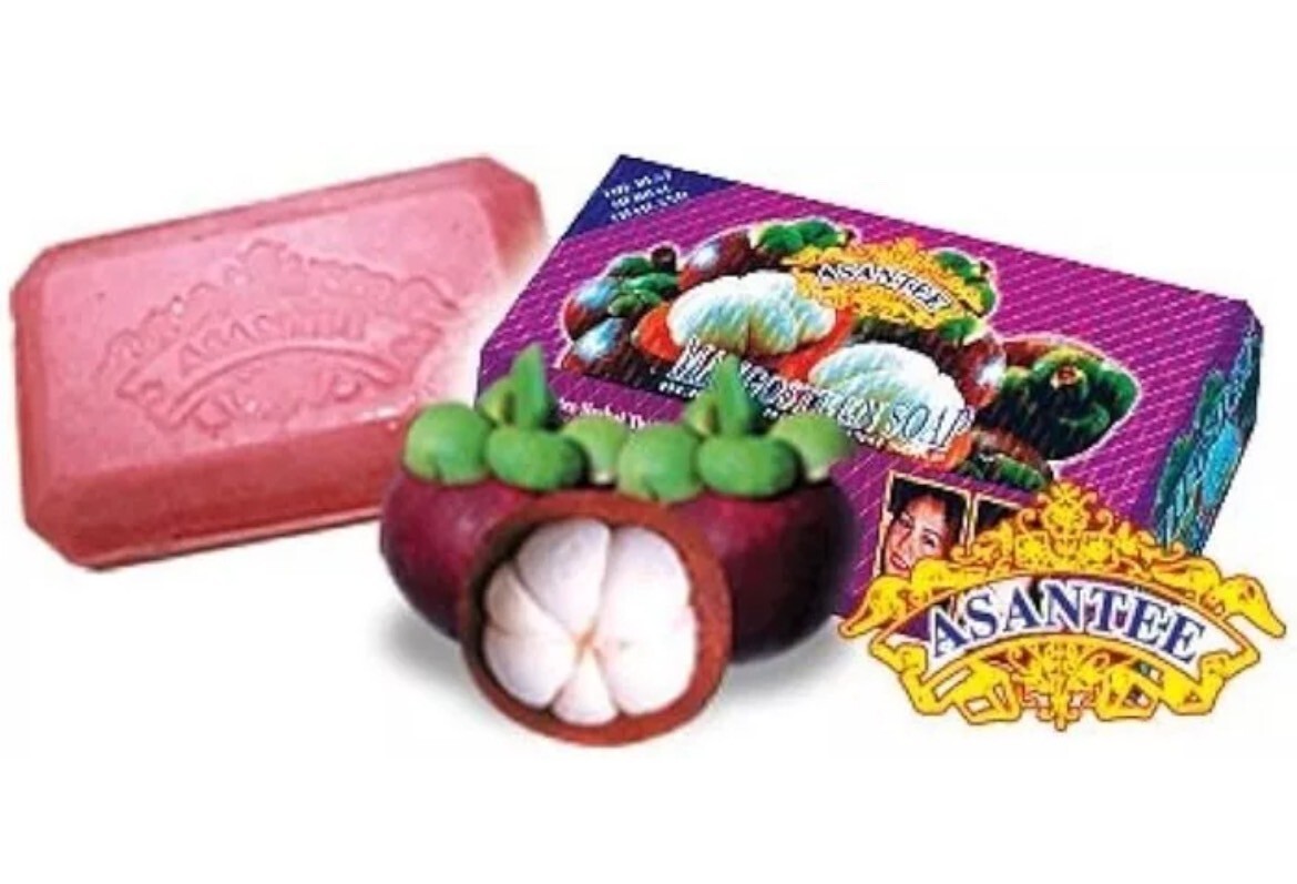 2x125g Soap Bar Boby Asantee Mangosteen Herbal Honey Plus Skin Face Thai Vitamin