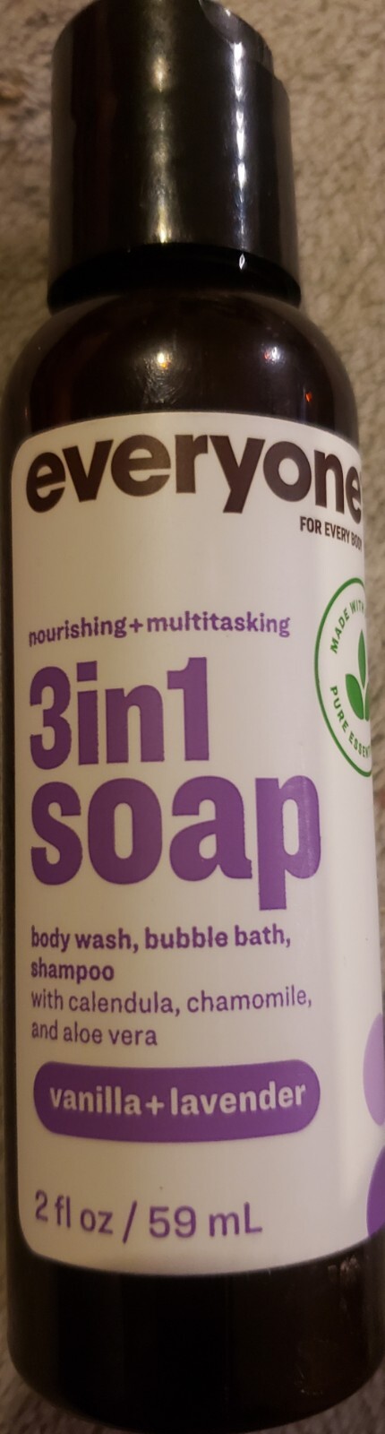 Everyone 3-in-1 Soap – 2oz – Vanilla and Lavender