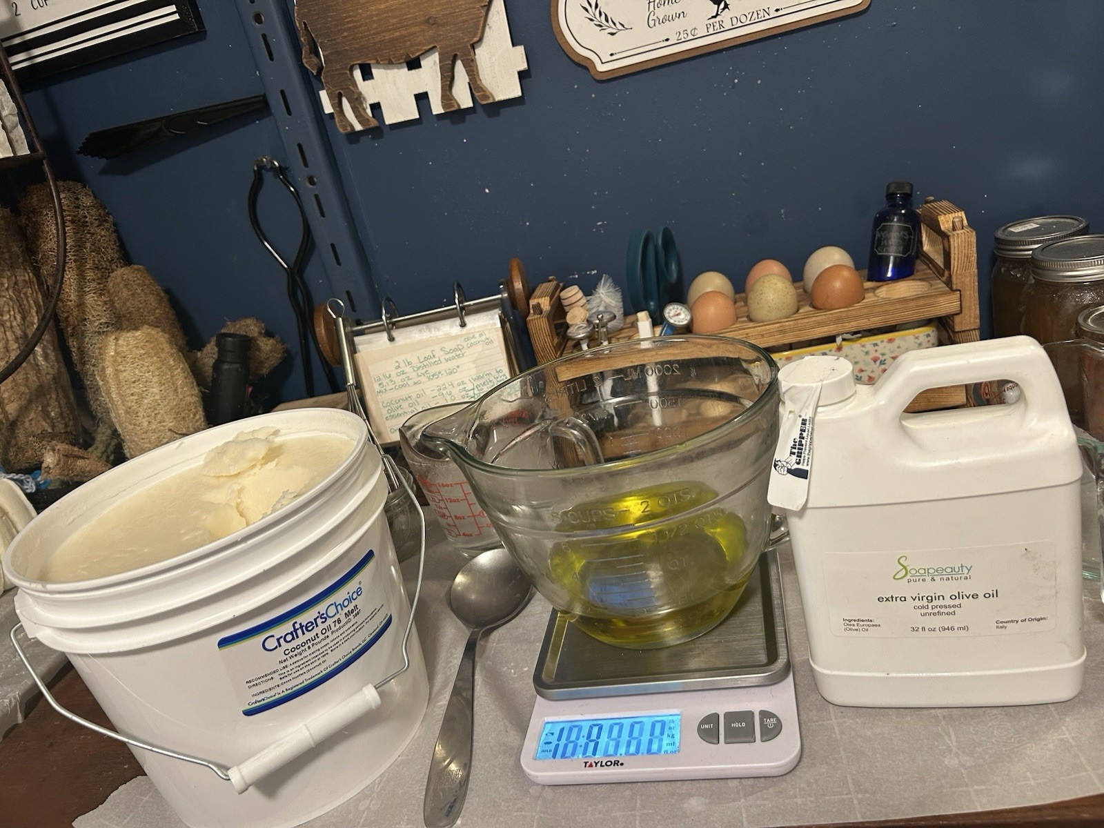 All Natural Homemade Soap Coconut Oil Olive Oil Shea Butter White Pineapple Soap