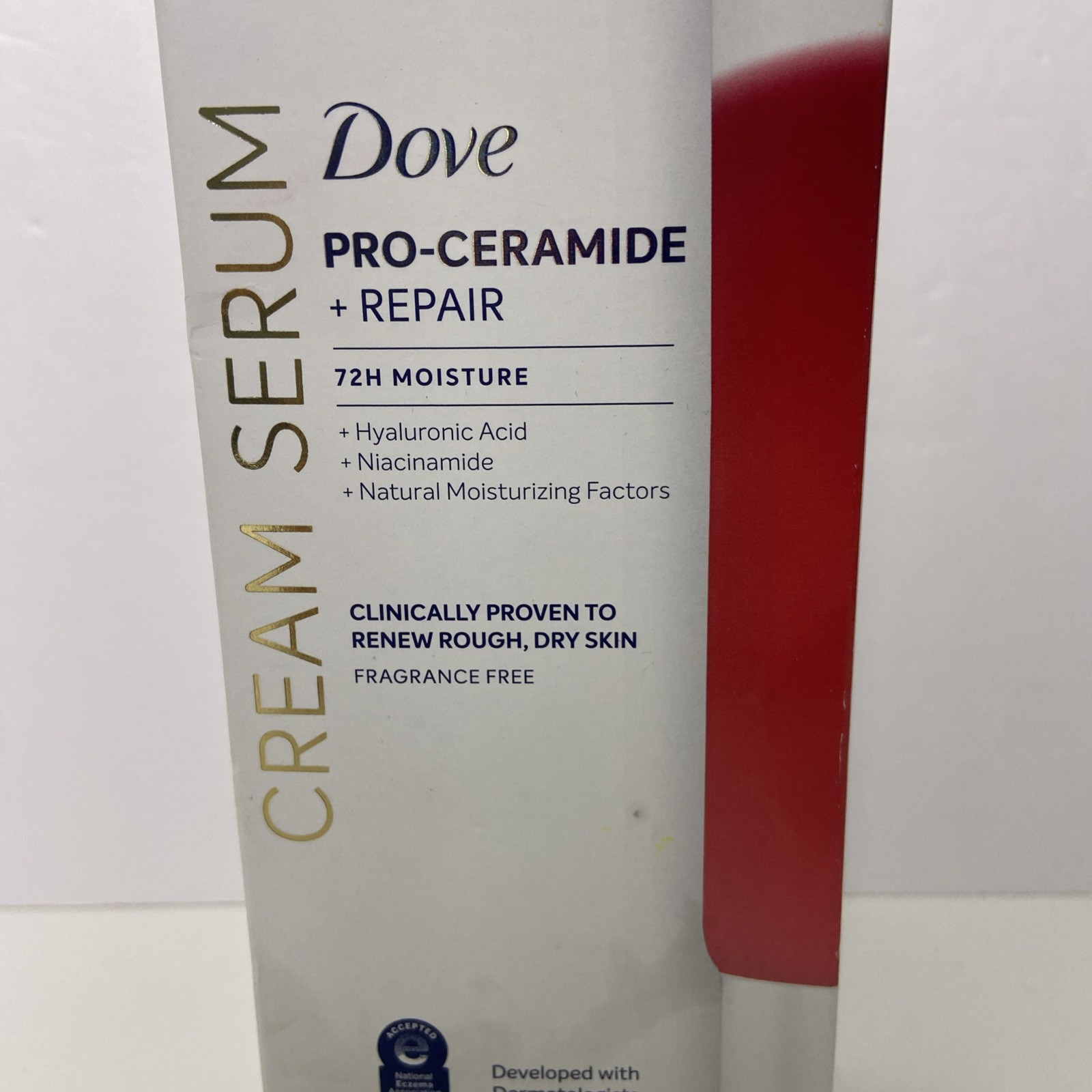Dove Body Cream Serum Pro-Ceramide + Repair 8 oz Hyaluronic Acid Niacinamide