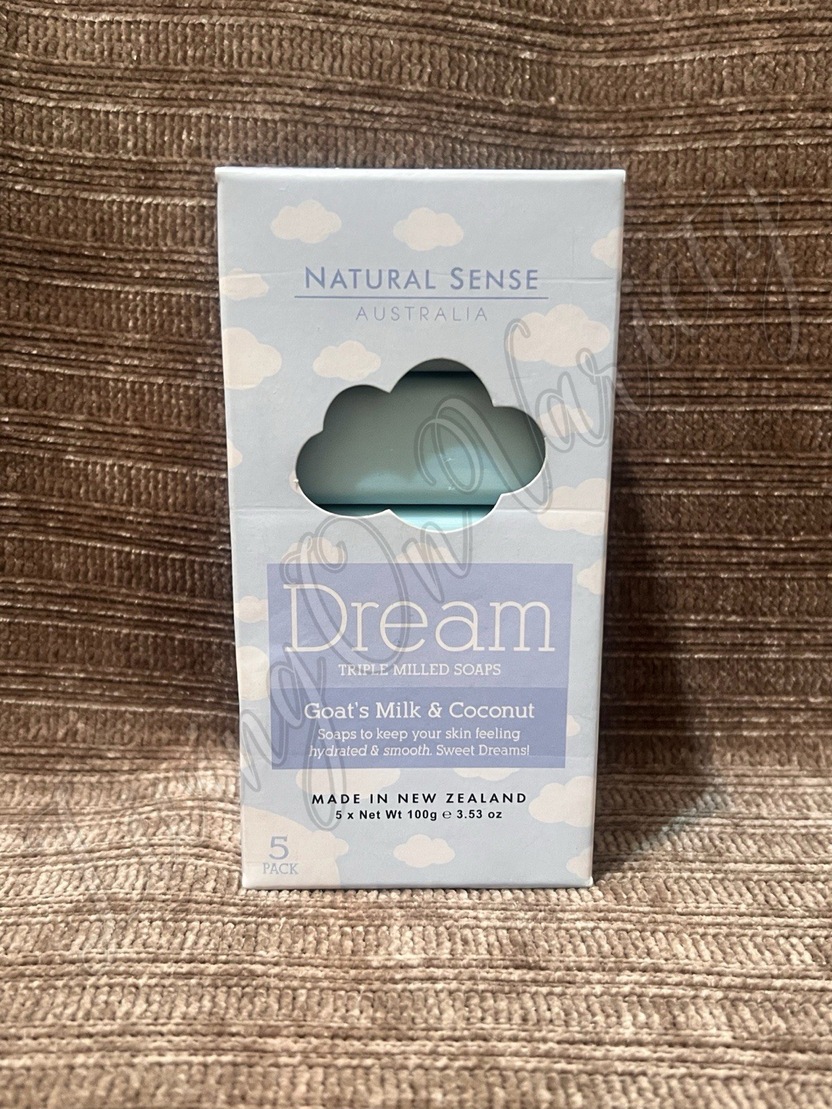 Natural Sense Triple Milled Soaps •DREAM• Goats Milk & Coconut (5pk)