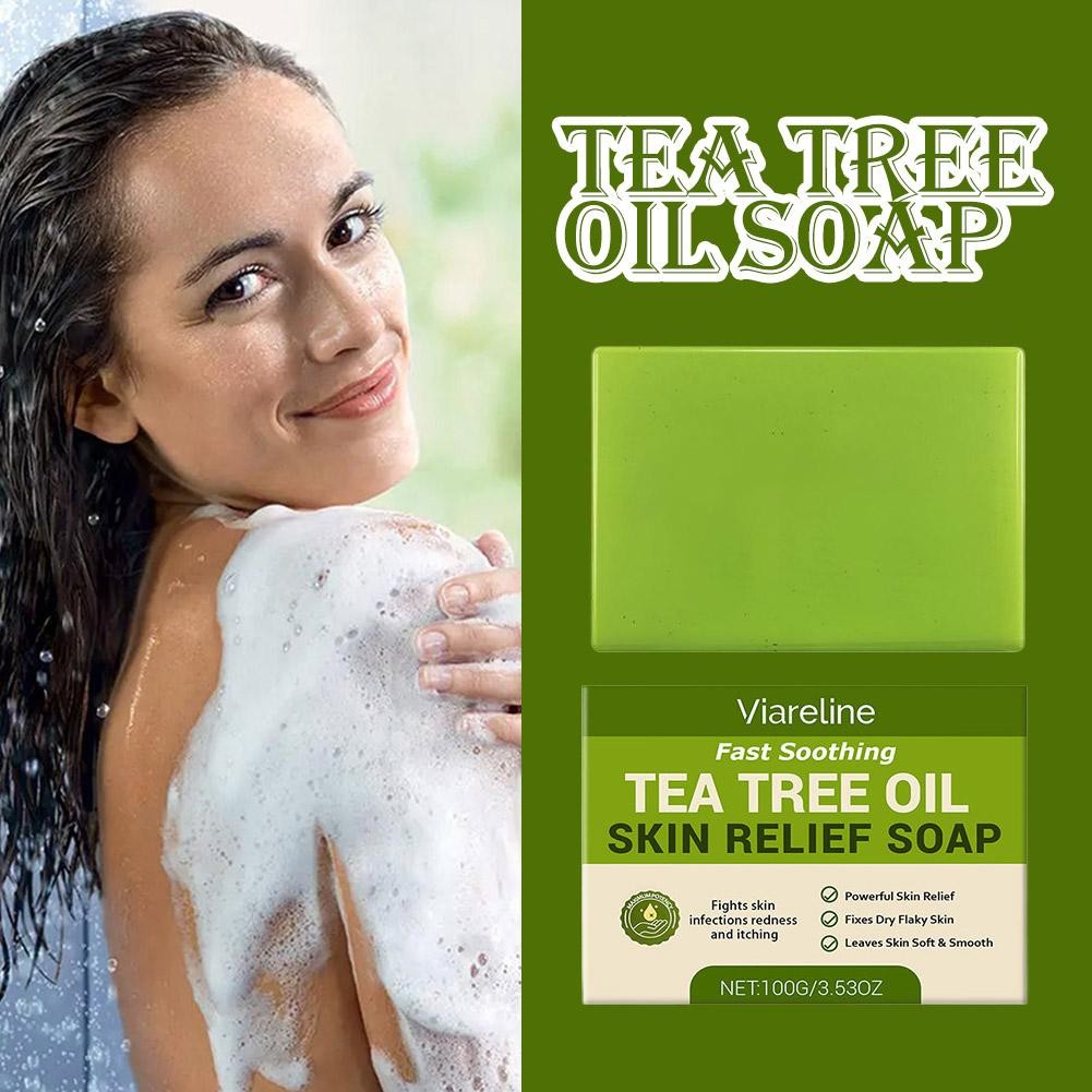 1/2/3X Relief Soap Bar, Loravey Tea Tree Oil Soap,Organic Soaps for Healthy Epid