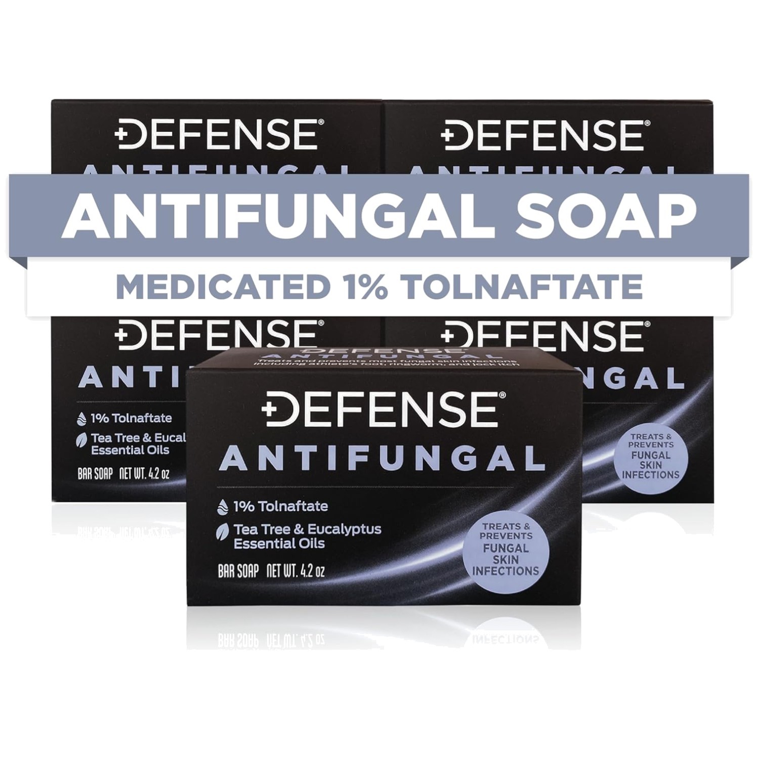 Defense Antifungal Bar Soap 5-Pack