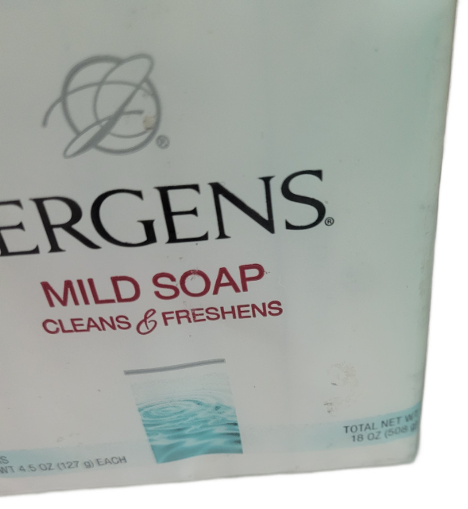 8x Lot Jergens Mild Soap 4.5 Oz Bars W/ Tallow & Tallowate (2x Pack of 4 Bars)