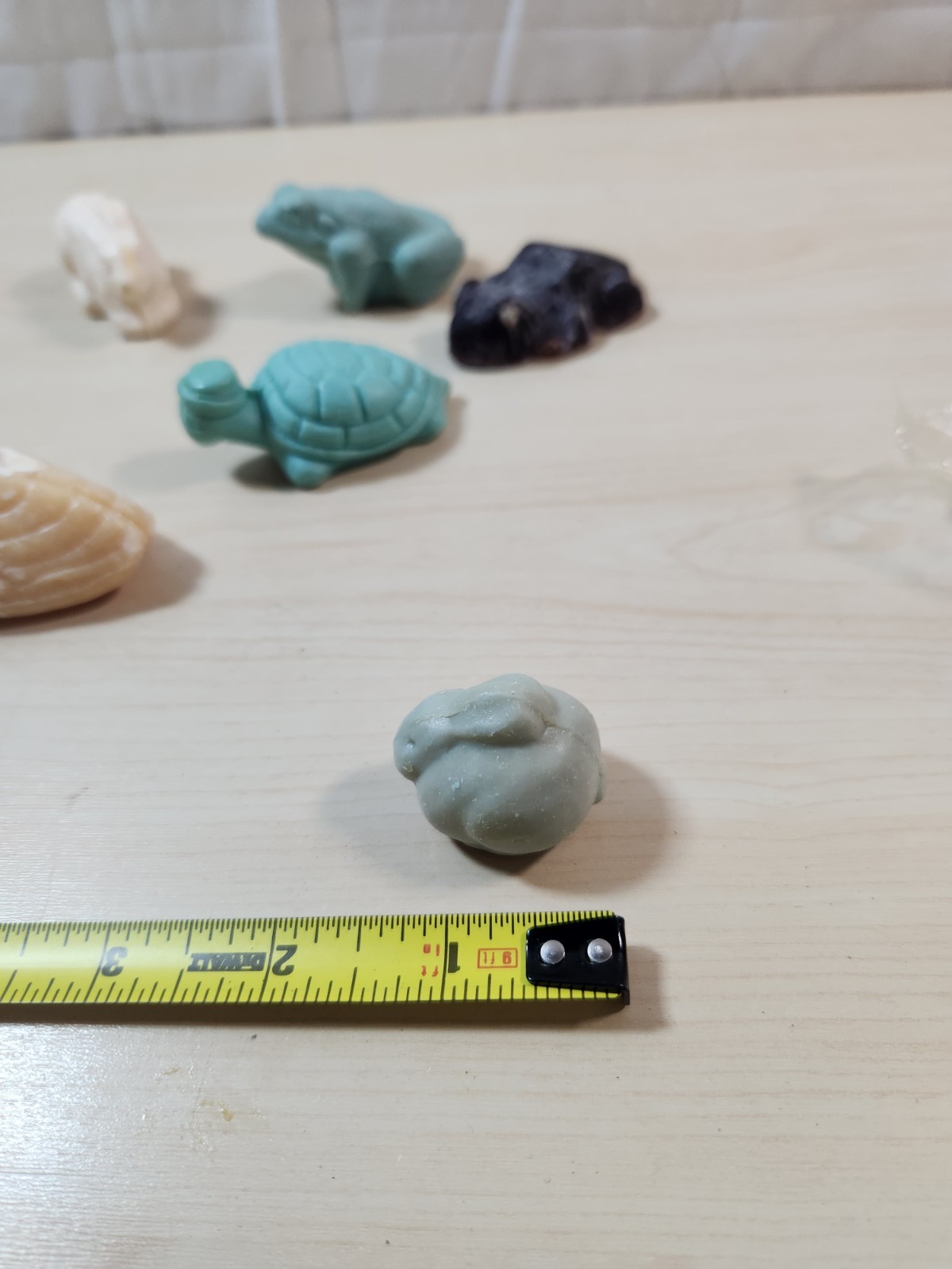 Vintage Multi Size Shaped Soap Lot Rabbits Bug Frog Turtle Fish Multi Colored_AI