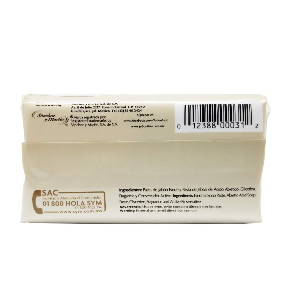 Lirio Dermatologic Cleansing Bath/Body soap- 5.29 oz (150g)