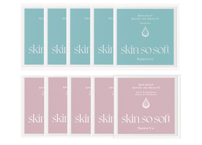 Avon Skin So Soft Original or Soft & Sensual Beauty Bar Soaps – 5-Piece Set