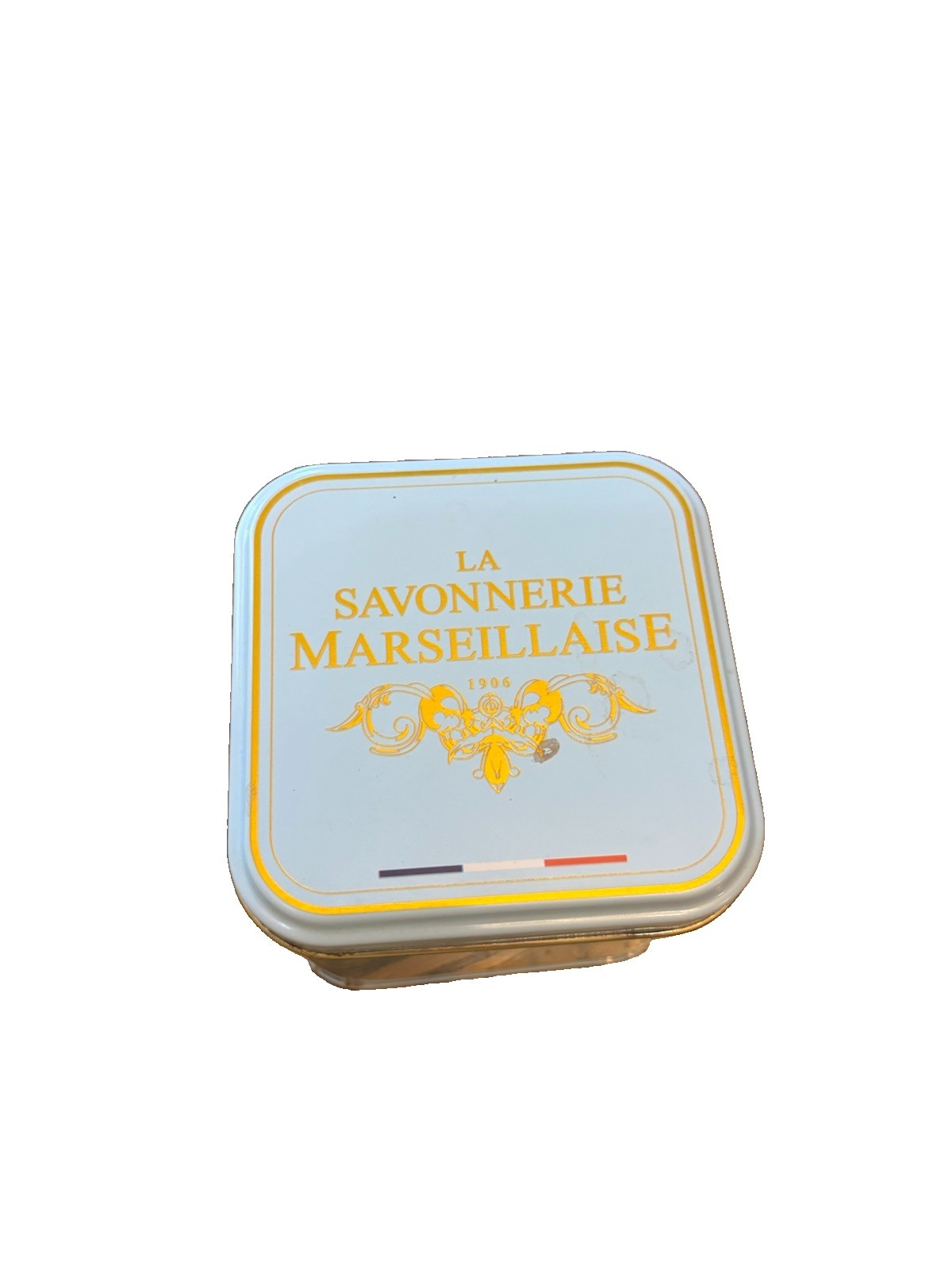 NWT French Soap! La Savonnerie Marseillaise Set Of 2 And 1 Mini Soap Bars & Tin