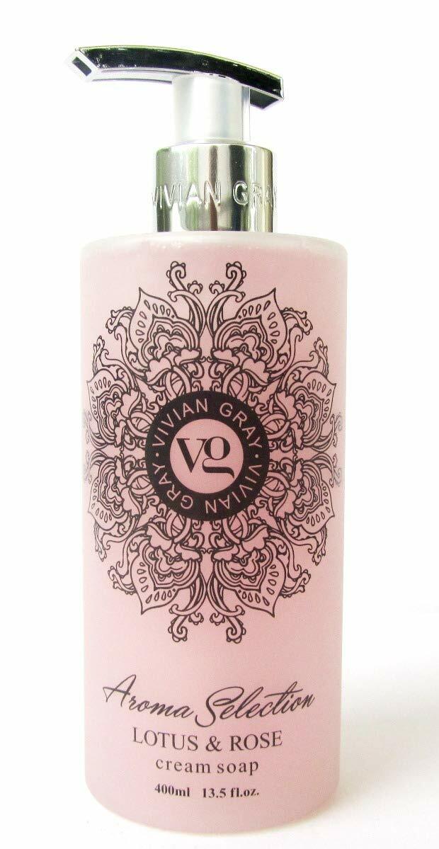 Cream Soap VIVIAN GRAY Aroma Selection Lotus & Rose Made in Germany