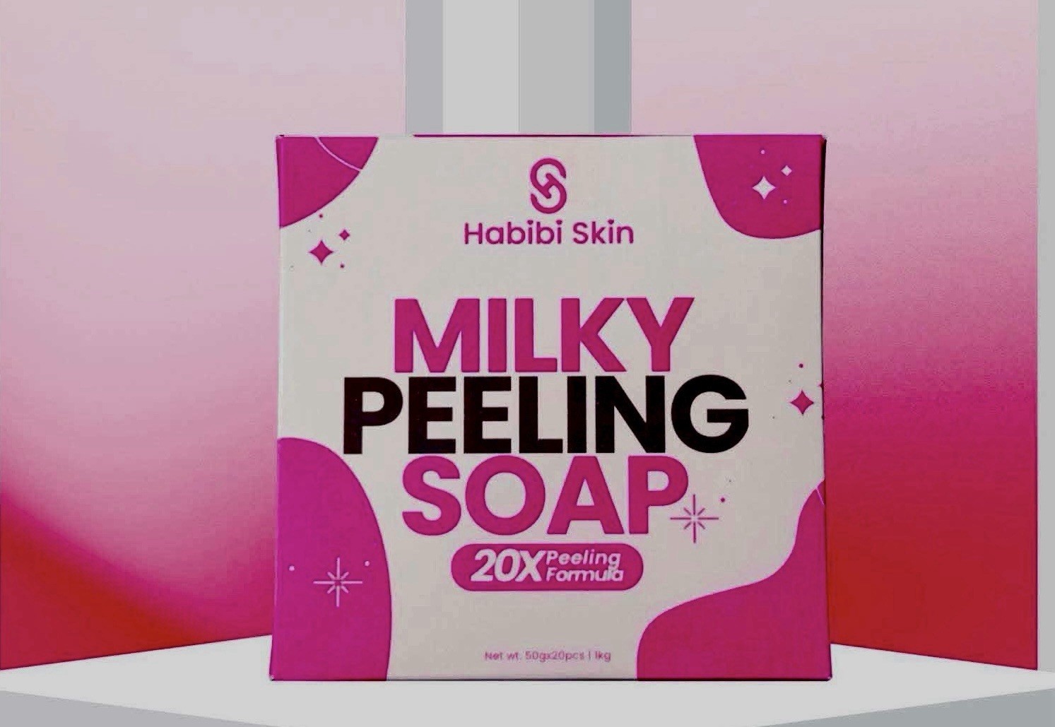Habibi Skin Essentials Milky Peeling Soap 50g Pack of 20 Bars. A Legit Seller.