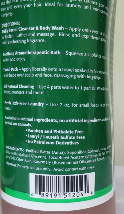 Dr. Woods Pure Tea Tree Castile Soap Normal to Oily Skin ( 3 PACK)