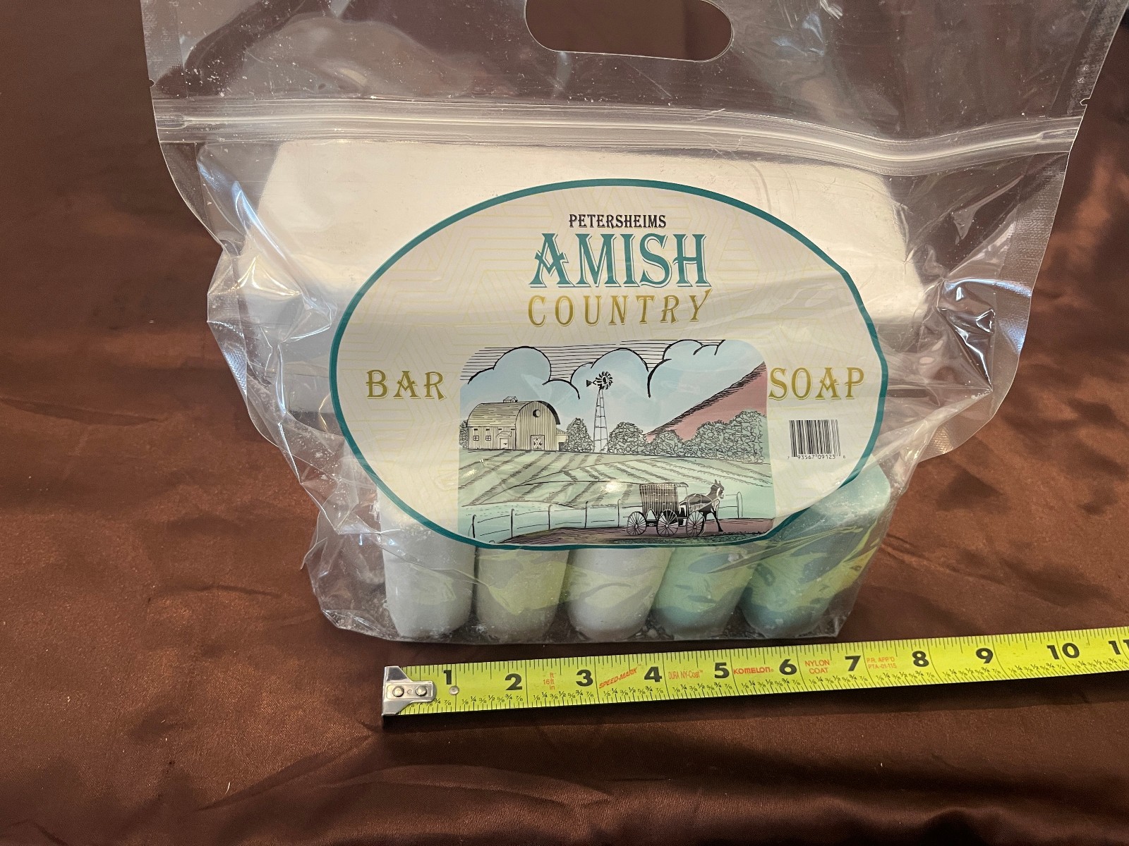 Petersheims Amish Country Bar Soap 5 Pack (Over 2 Pounds of Soap!)