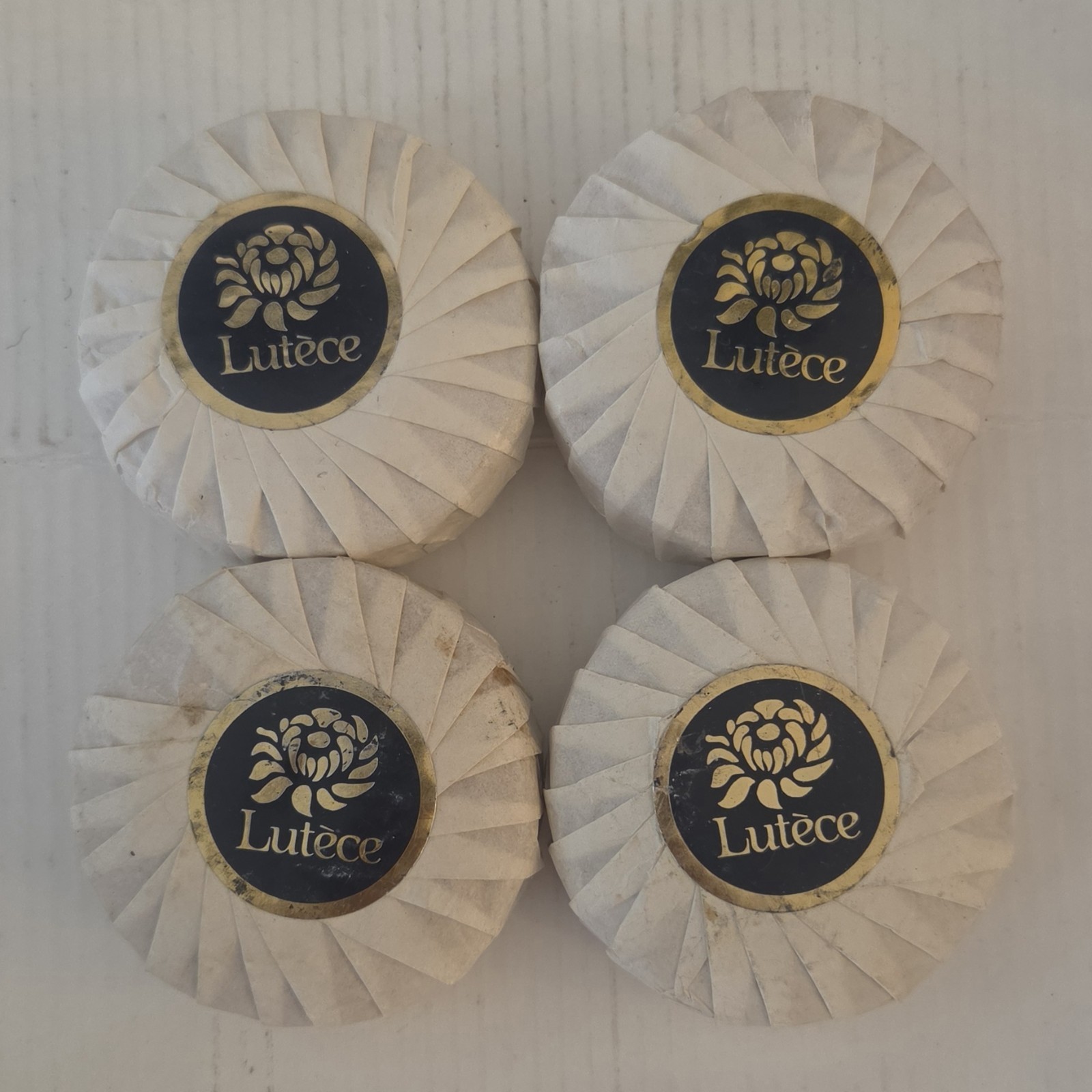 Lot of 4 Lutece Perfumed Soap 3.0 oz x4 New In Wrappers
