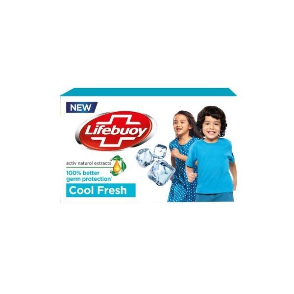 Lifebuoy soap pack of 2 Milk cream , Cool fresh 100g Bathing New germ care free