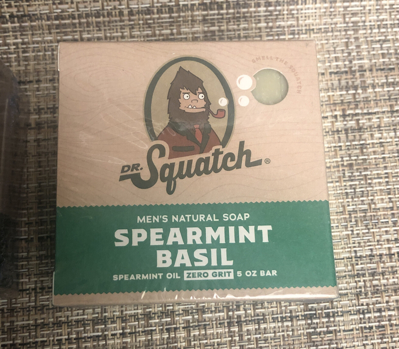Dr. Squatch Bar Soap Pine Tar, Spearmint Basil – Two Scents LOT of 4 – 5oz Bars