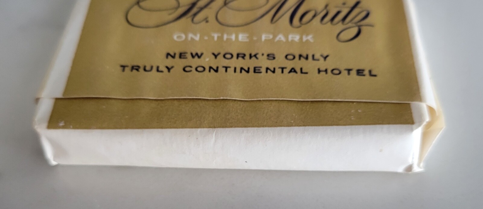 VINTAGE New ~ St. Moritz On-The-Park Hotel ~ Soap ~ New York City ~ NY