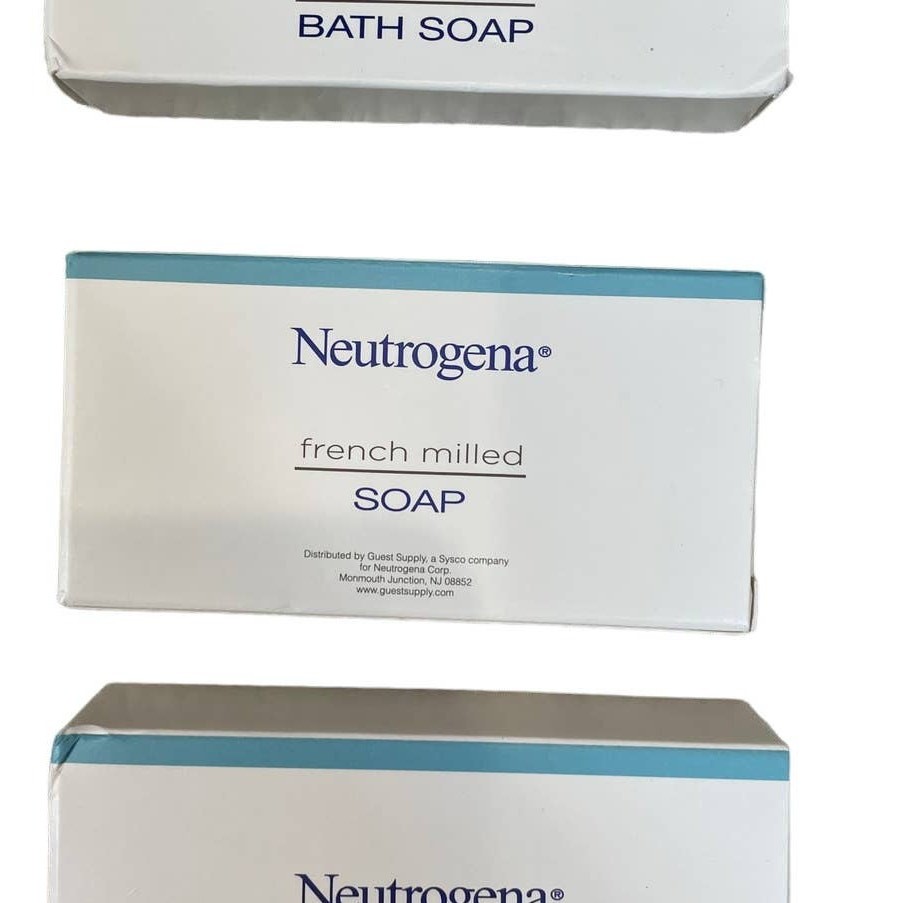 Neutrogena French Milled Bath Soap Travel Sized Lot of 5 NEW