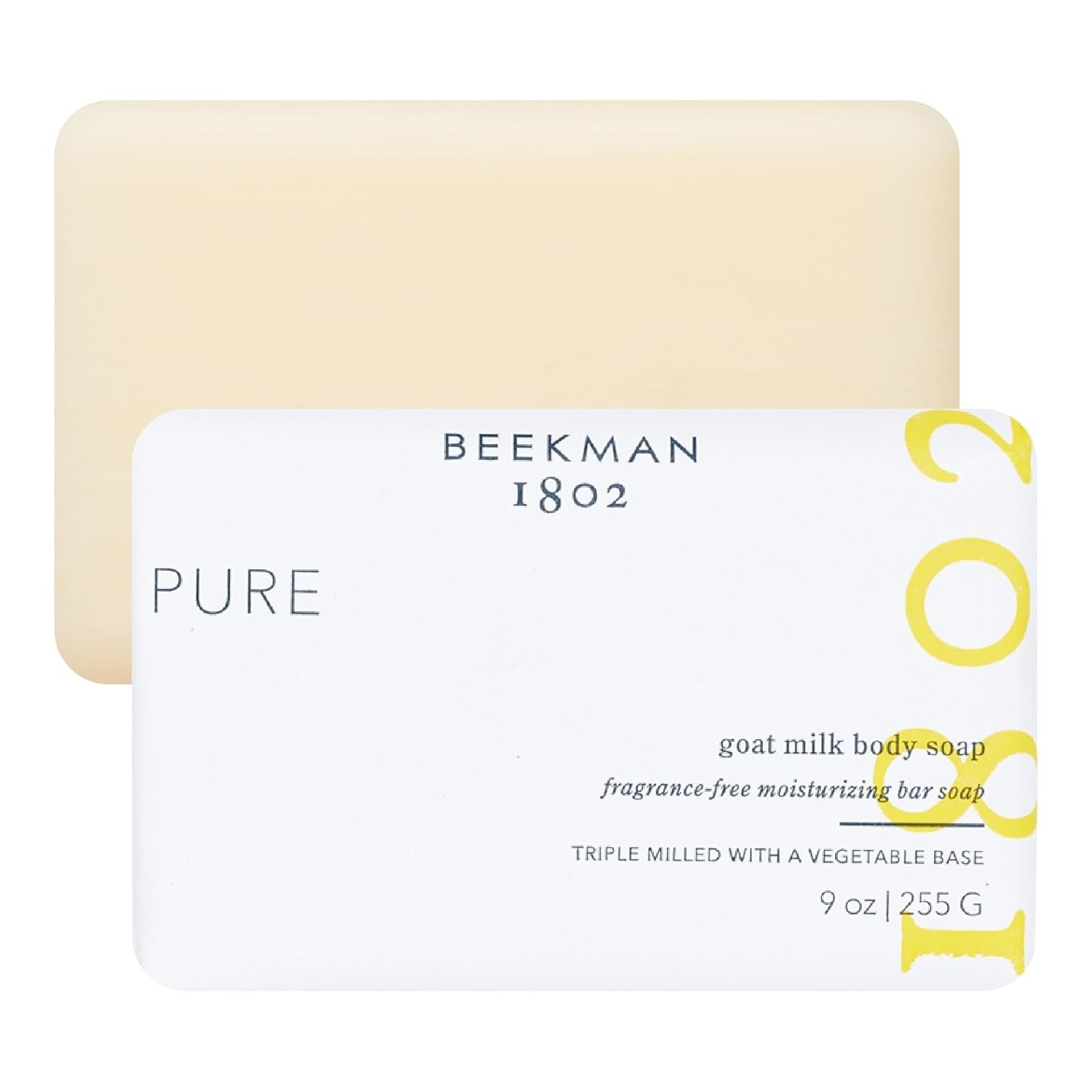 Beekman 1802 Pure Goat Milk Bar Soap Fragrance-free 9 oz. New &Sealed