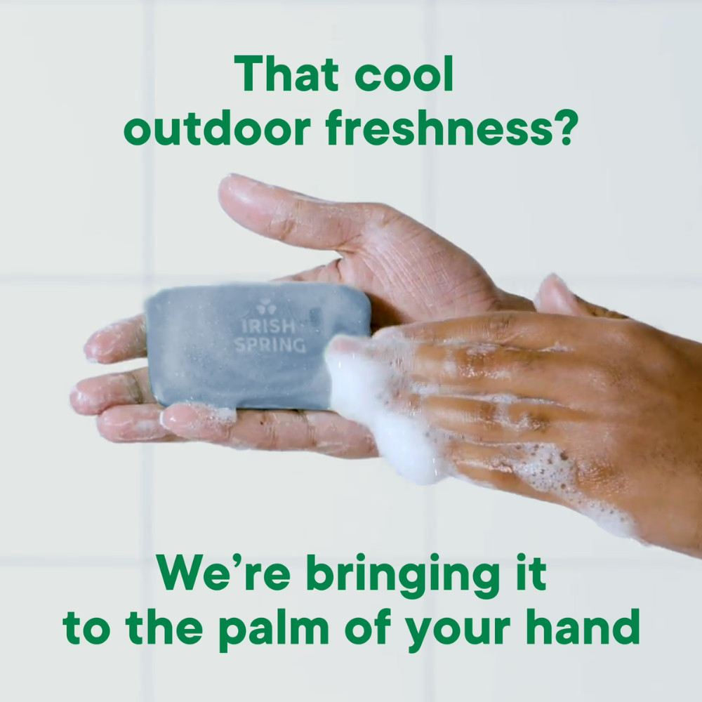 3 Pack Irish Spring Moisture Blast Bar Soap, Men’s Moisturizing, 3.7 Oz, 8 Bars