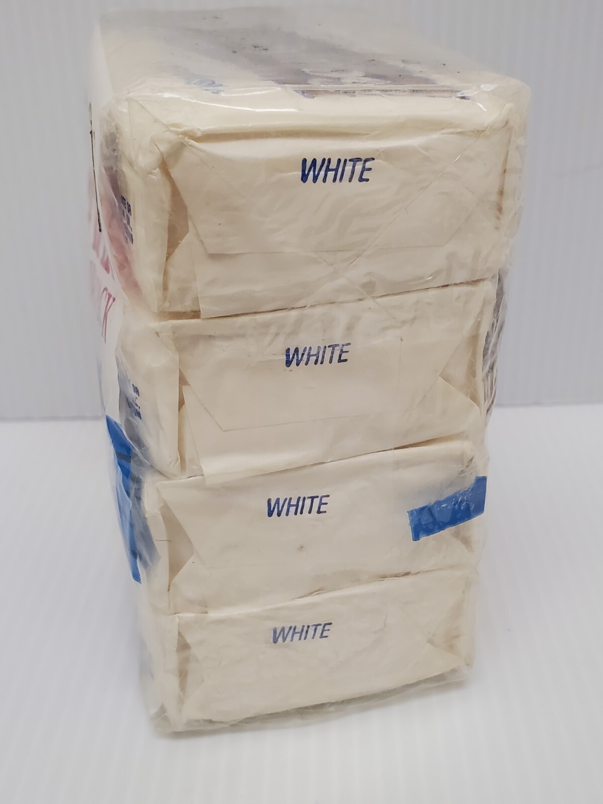 Vintage NOS WOOLWORTH White Beauty Bar with Bath Oil – 4 Bars Pack 5oz. each