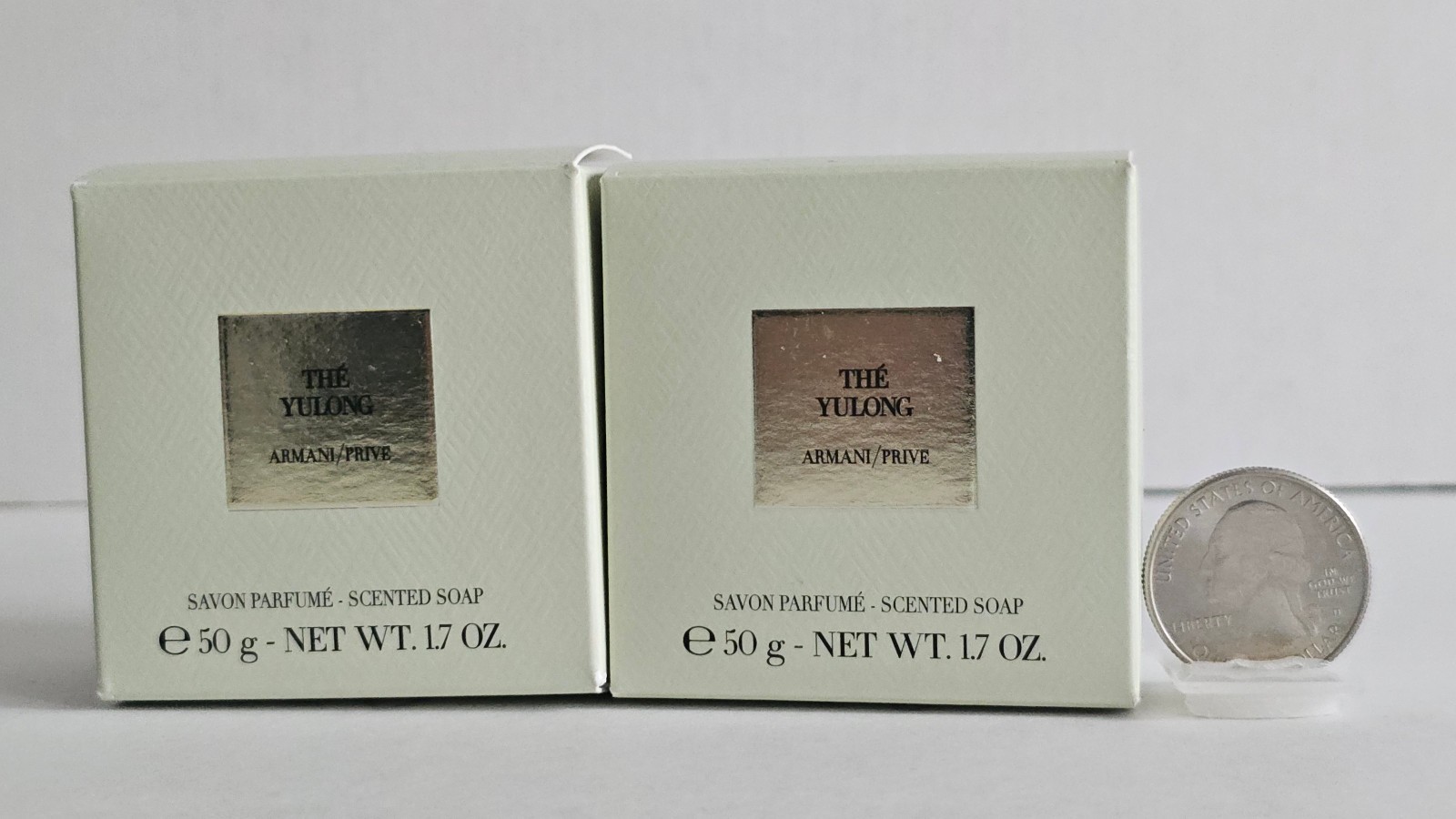 Armani Privé THÉ YULONG Scented Luxury Mini Soap – TWO PIECES 1.7Oz/50g/each