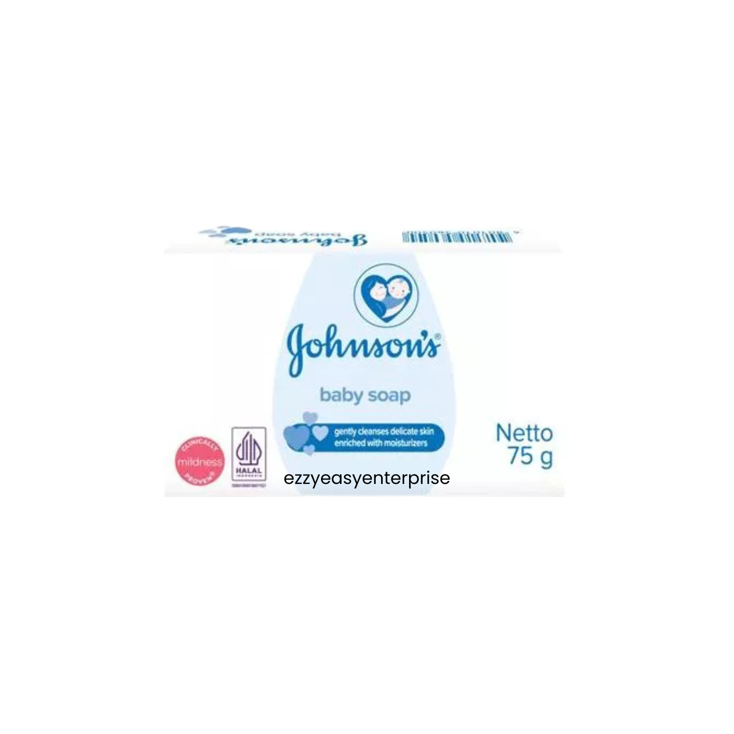 Johnson & Johnson Baby Bar Soap Original or Blossom 75g (9 Bars)