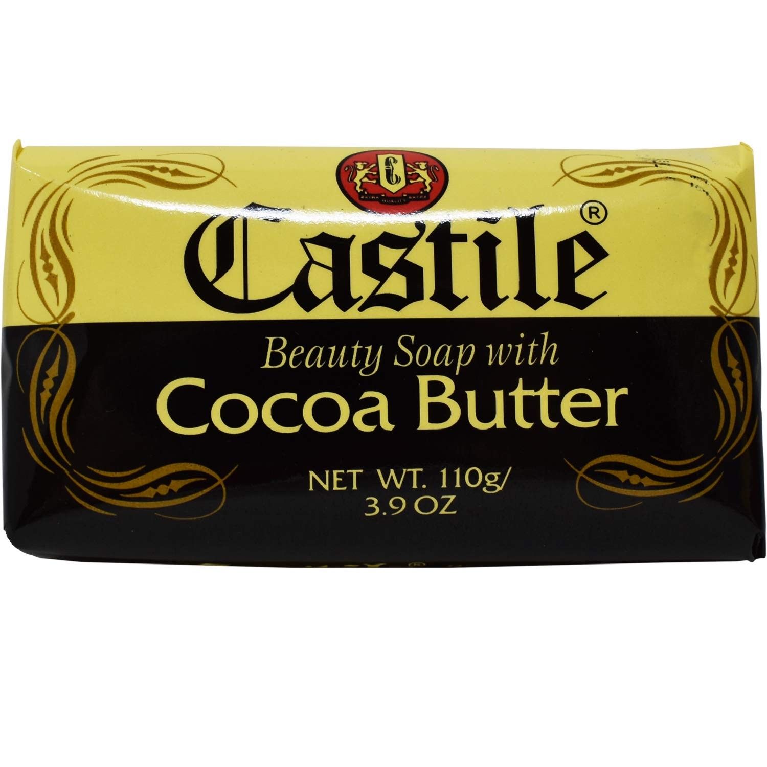 Castile Beauty Soap w/ Cocoa Butter 3.9 oz. Fl Oz (Pack of 1)