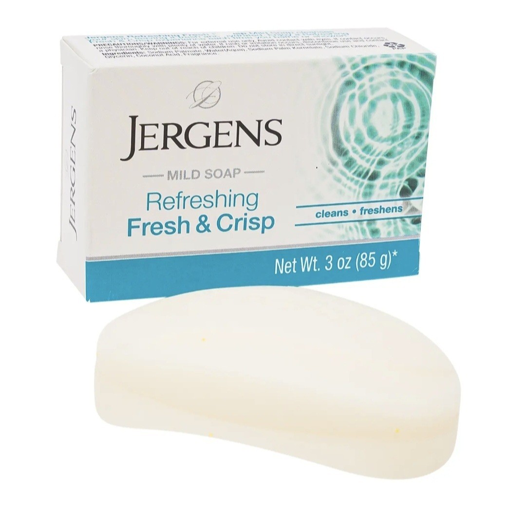 🩵 JERGENS 🩵 (2-BARS) 3 Oz. 🩵🫧 ●FRESH & CRISP● 🫧 ≈REFRESHING≈ Mild Soap 🫧.