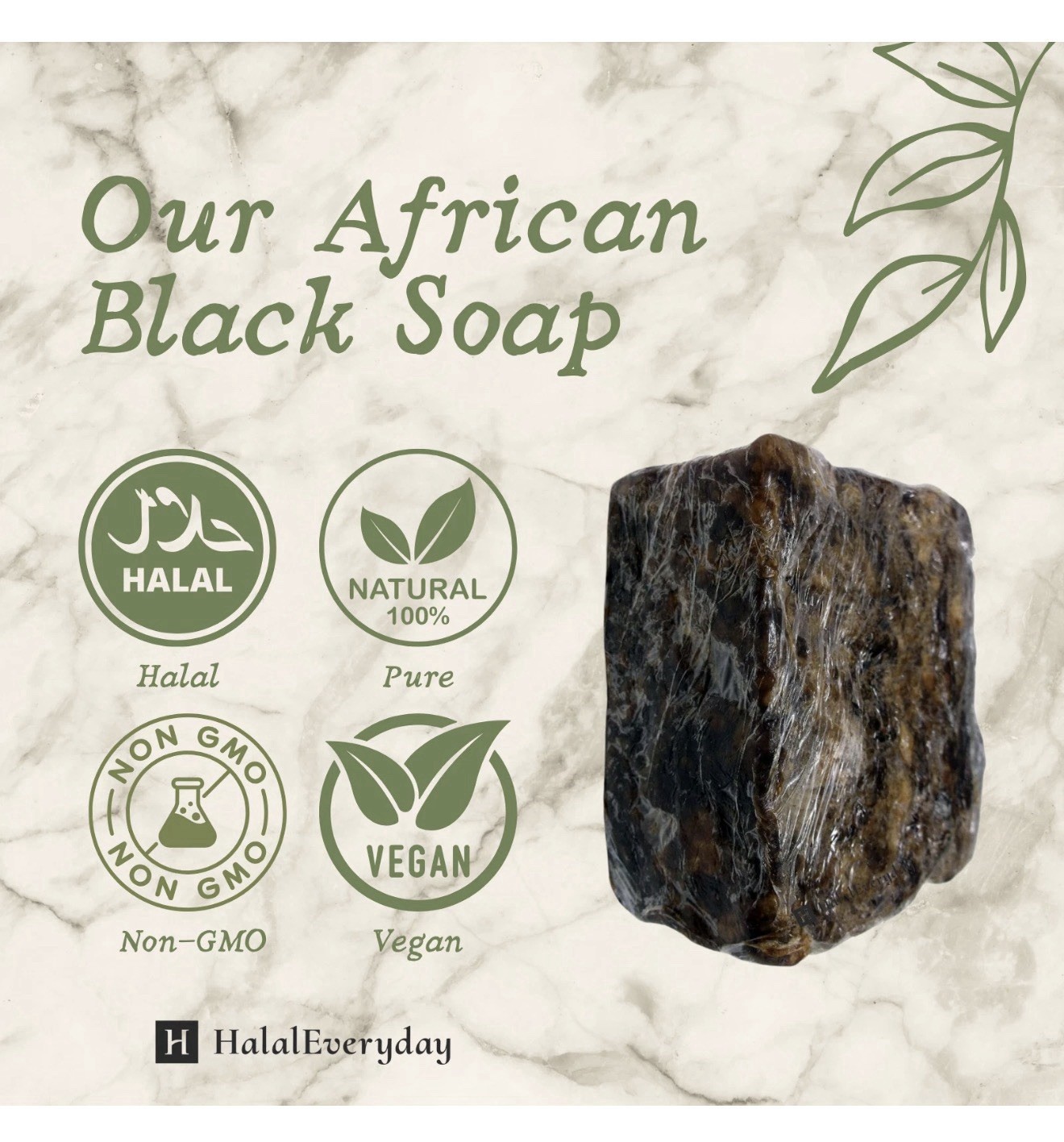 5 Pound Raw African Black Soap Organically Sourced Unrefined Pure Natural Ghana