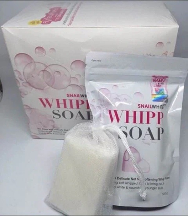 100g x 4 Snail White Whipp Soap Bar Namu Life For White Clear Firm Youthful Skin