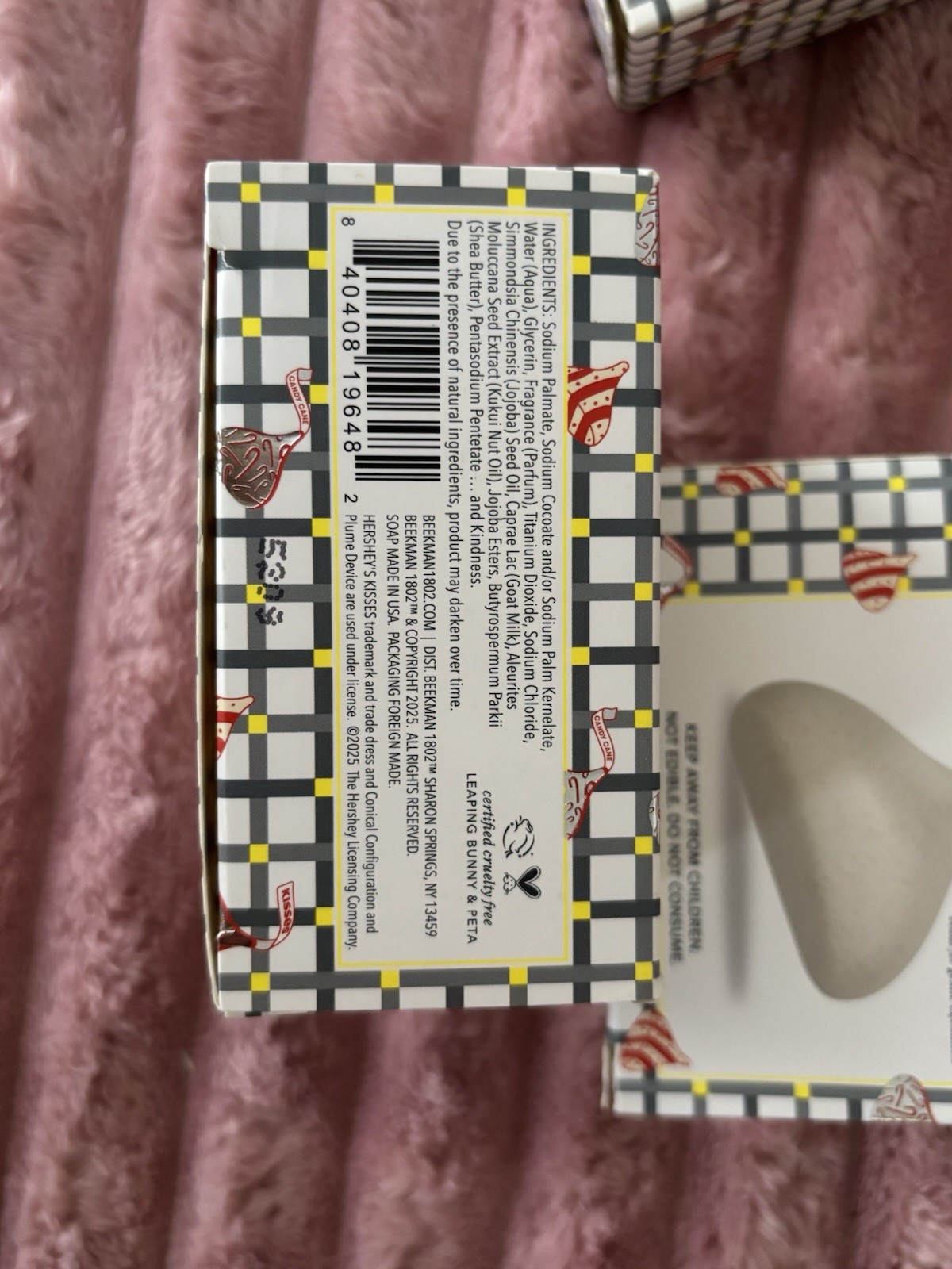 Beekman 1802 Hersheys Limited Edition Candy Cane Scented Soap 3.5