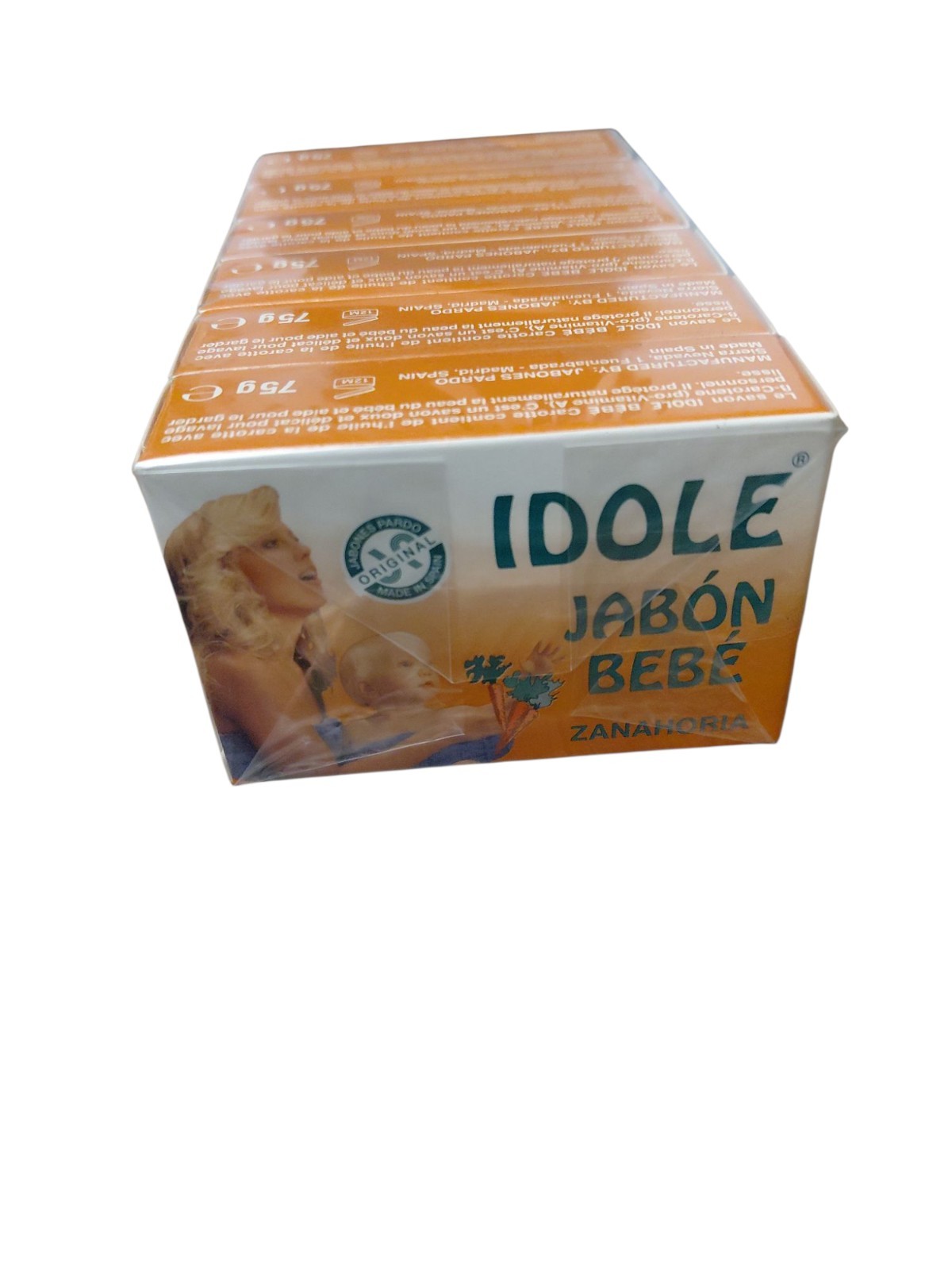 pack Of 6 Idole Carrot Soap 100g Vitamin A & Beta-Carotene