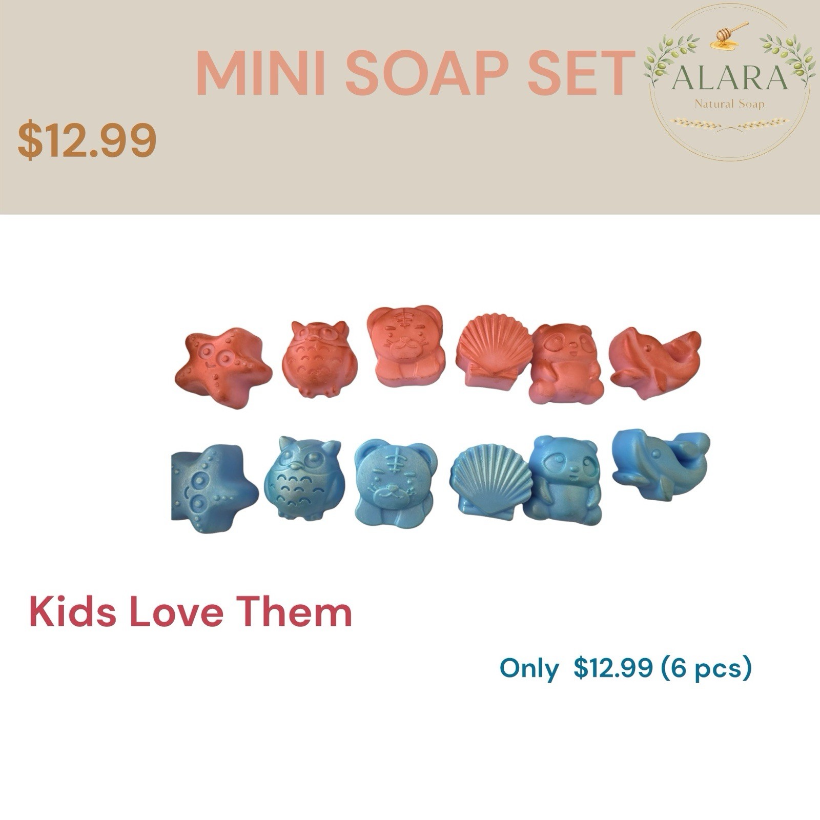 Handmade Natural Soap – Unique Design – Skin Loving Care – ALARA
