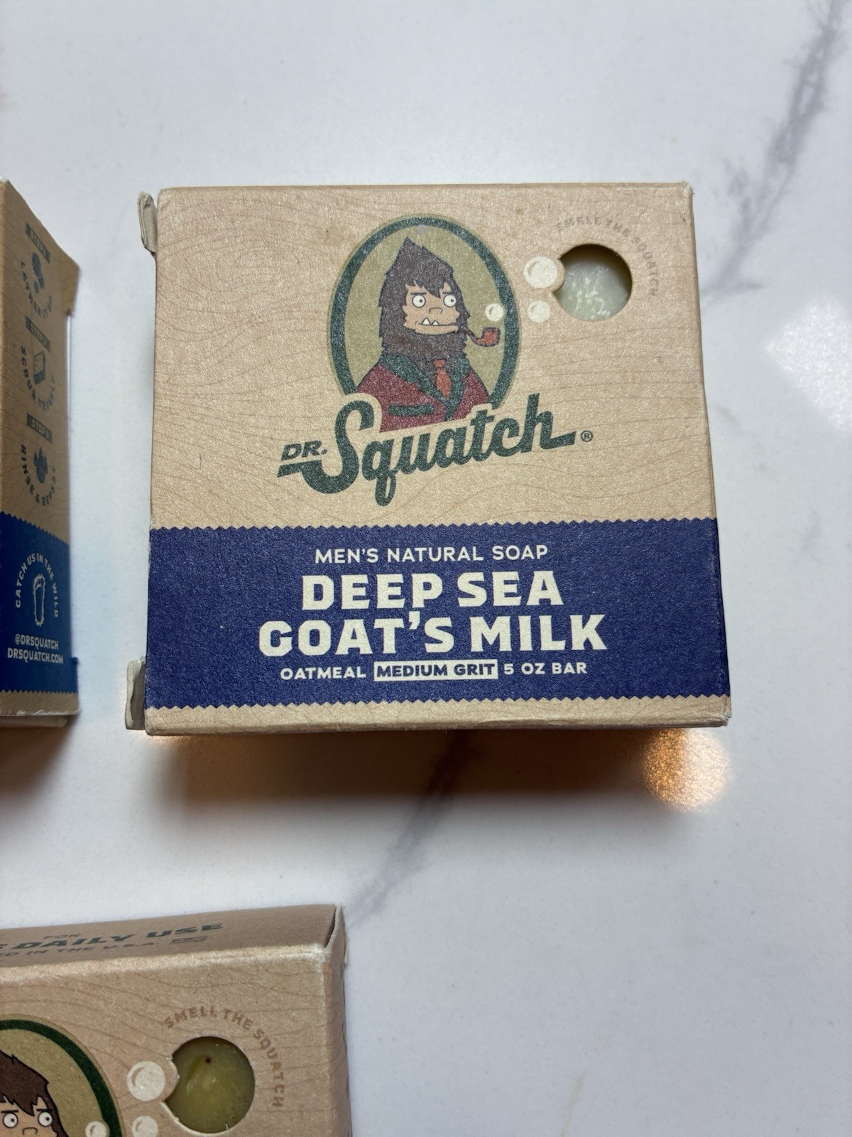 Dr. Squatch Natural 3 Bar Soap Variety Pack 5.0oz Fresh Falls Cedar Citrus Deep
