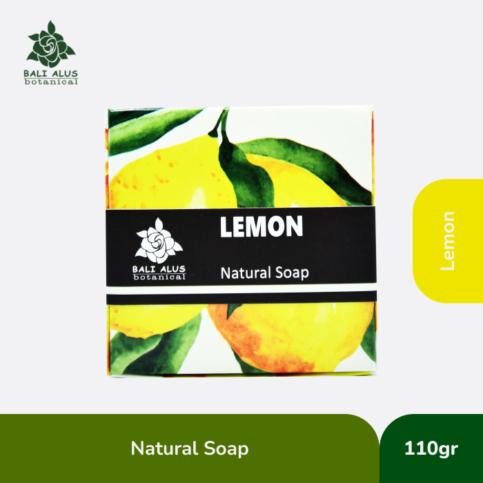 Bali Alus, Natural Soap, 110g, Lemon (Pack of 1)