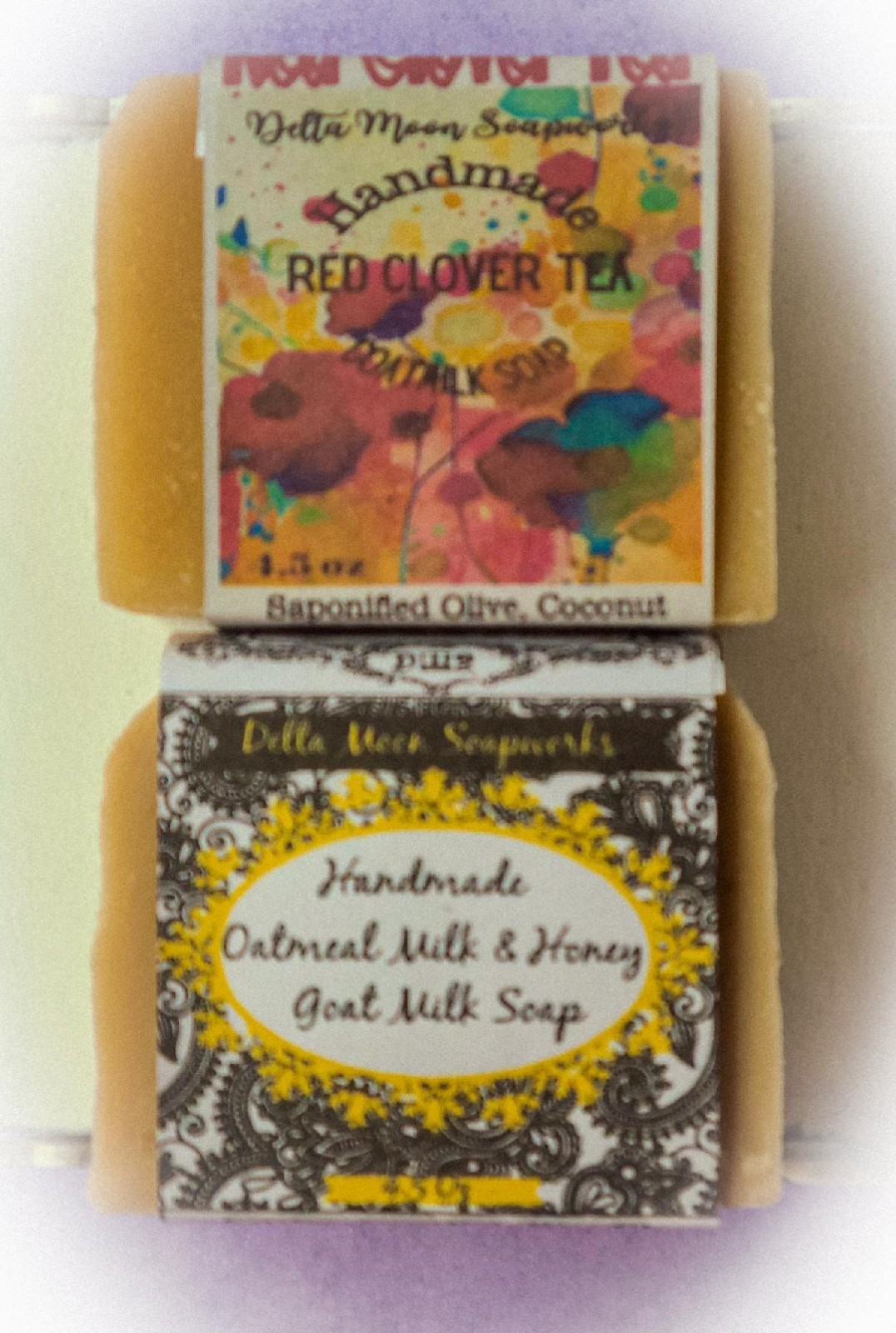 Handmade Oatmeal Goat Milk Soaps, Ships Fast, soothing