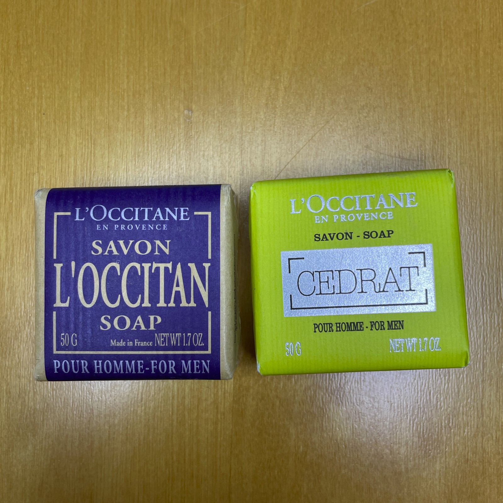L’Occitane En Provence Savon Cedrat Soap for Men Set/Lot of 2 – 1.7 oz (50 g)