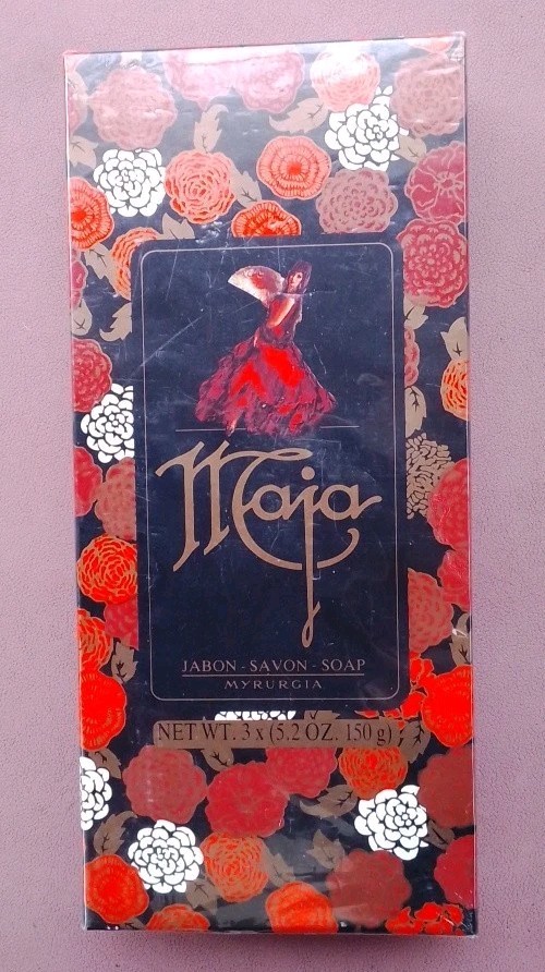 Maja by Myrurgia Soap Set 0f 3 Bars 5.2 oz Each NEW IN BOX Jabon Savon Rare Soap