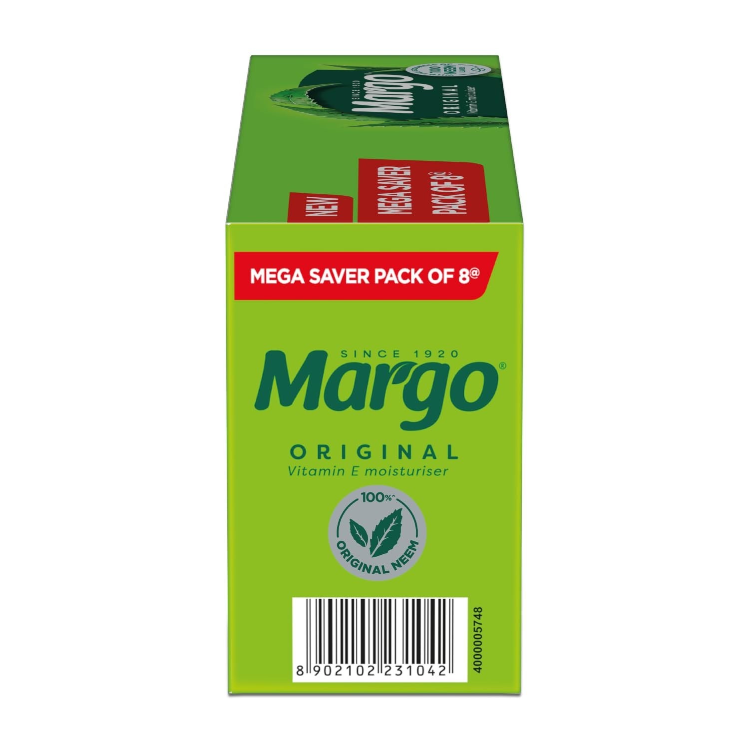 Margo Original Neem Soap 125g x16 Vitamin E Clear Skin Bath Soap