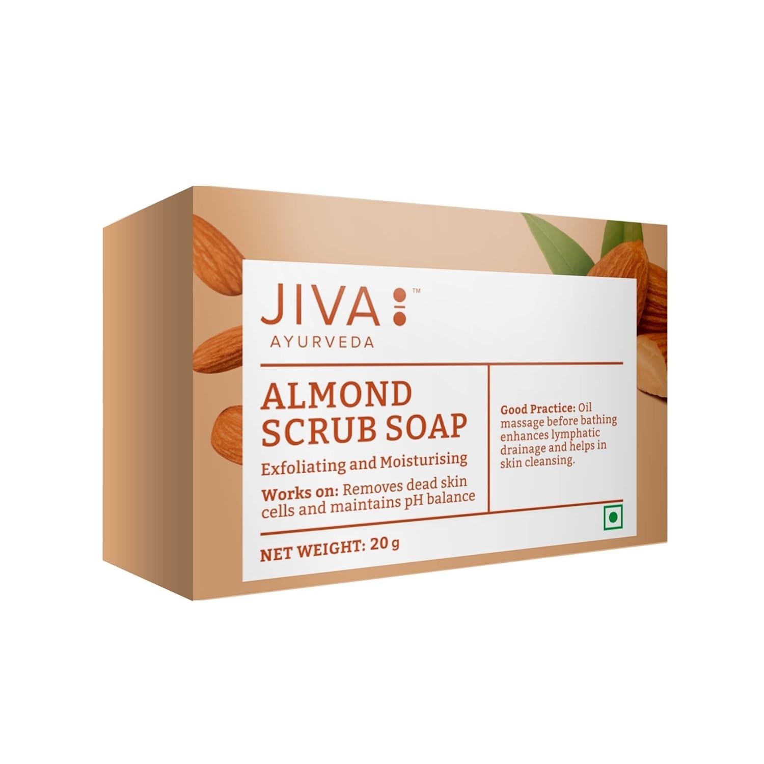 Almond Soap 100gm | Controls Acne, Pimples & Blackheads (Pack Of 4)