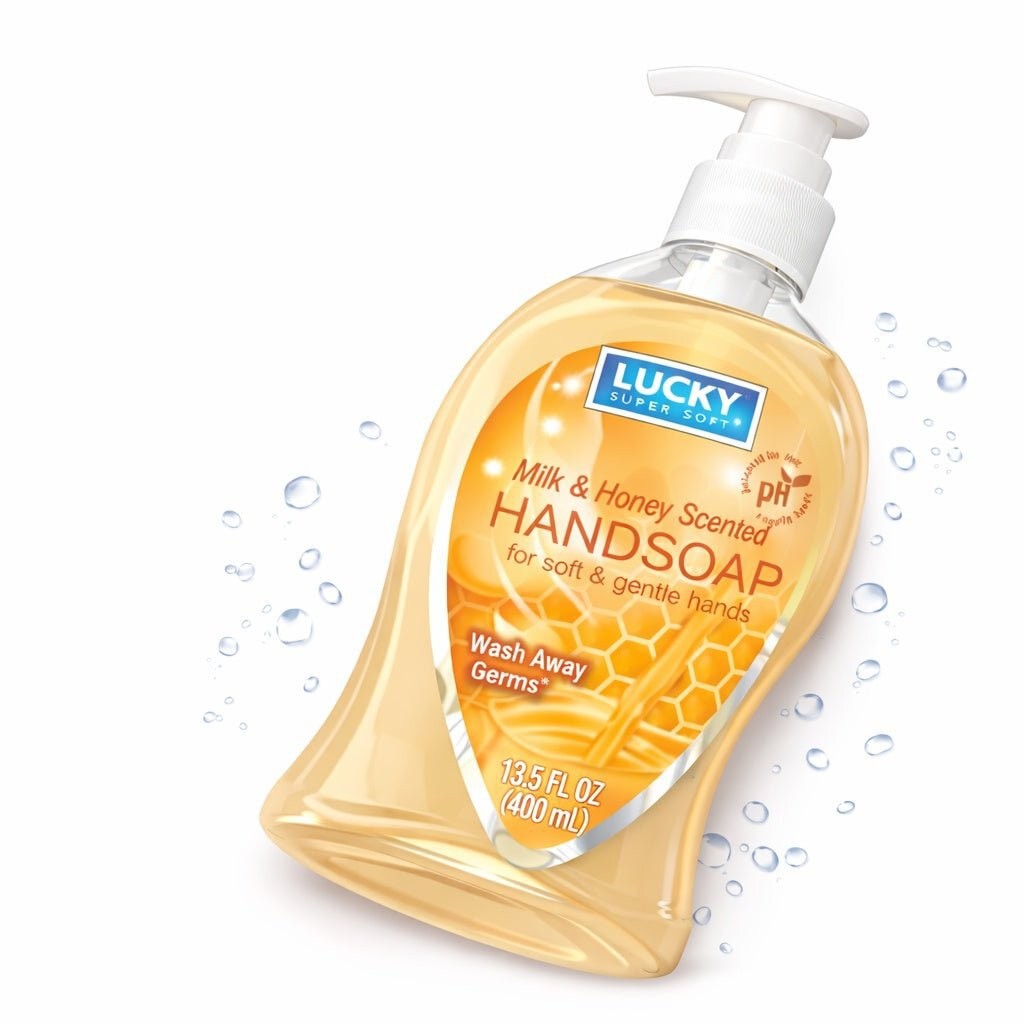 13.5 oz Milk & Honey Hand Soap – Gentle Moisturizing Antibacterial Wash