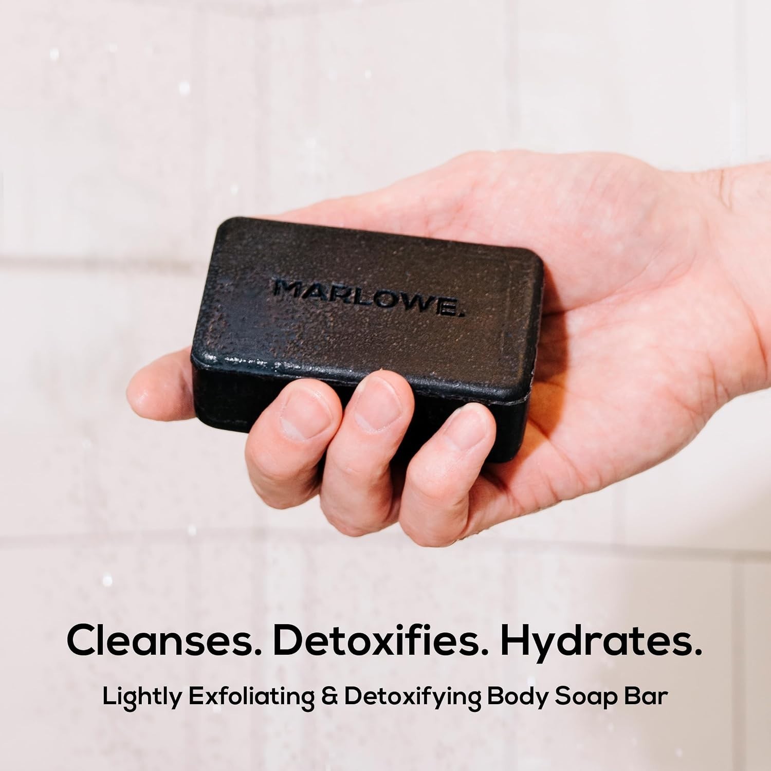 Charcoal Soap, Cleansing Body Bar Soap for Men, 7 oz | Charcoal soap bar deto…