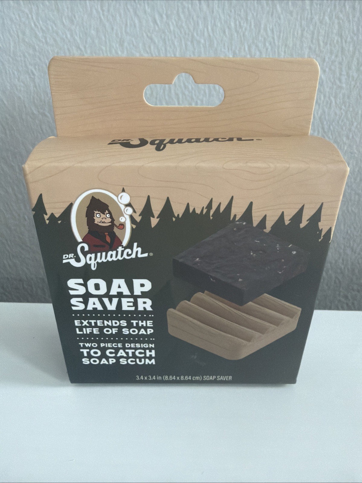 Dr Squatch Soap Saver , NEW, Bpa Free, Two Piece Tray